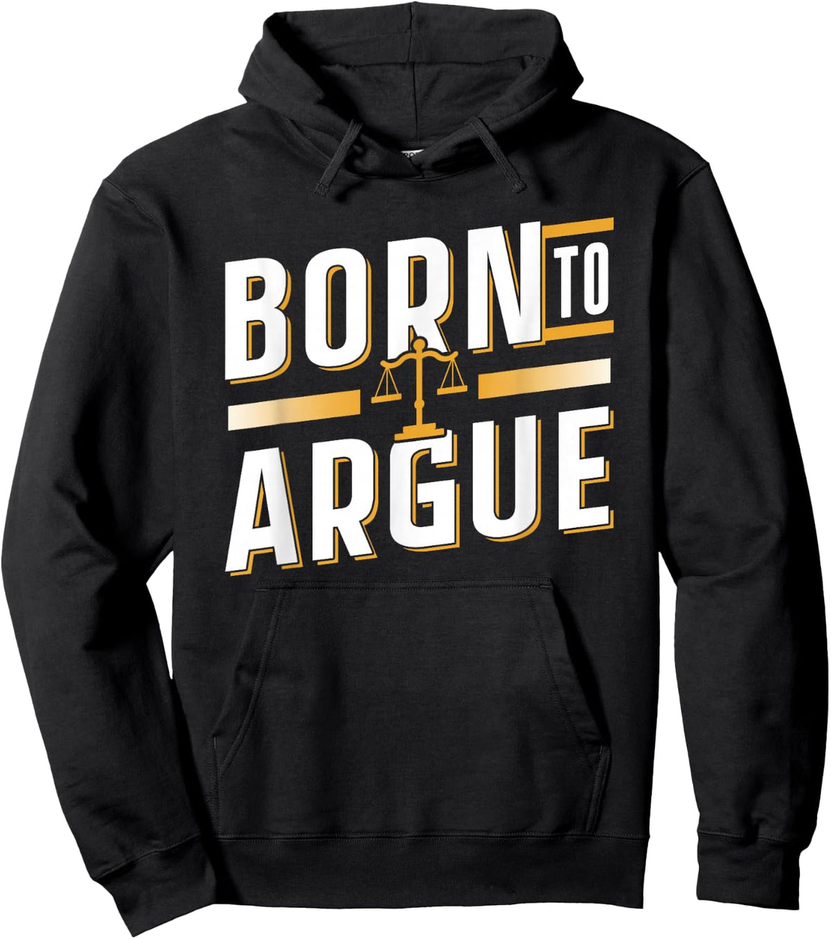 Geboren Zum Argumentieren Rechtsanwalt Jurist Lawyer Law Hoodie - Hoodie | Black