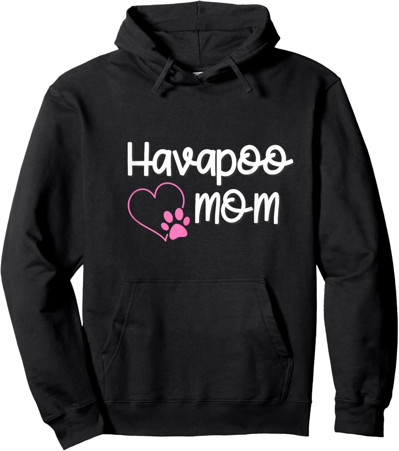 Havapoo Mom Dog Gift Hoodie - Hoodie | Black
