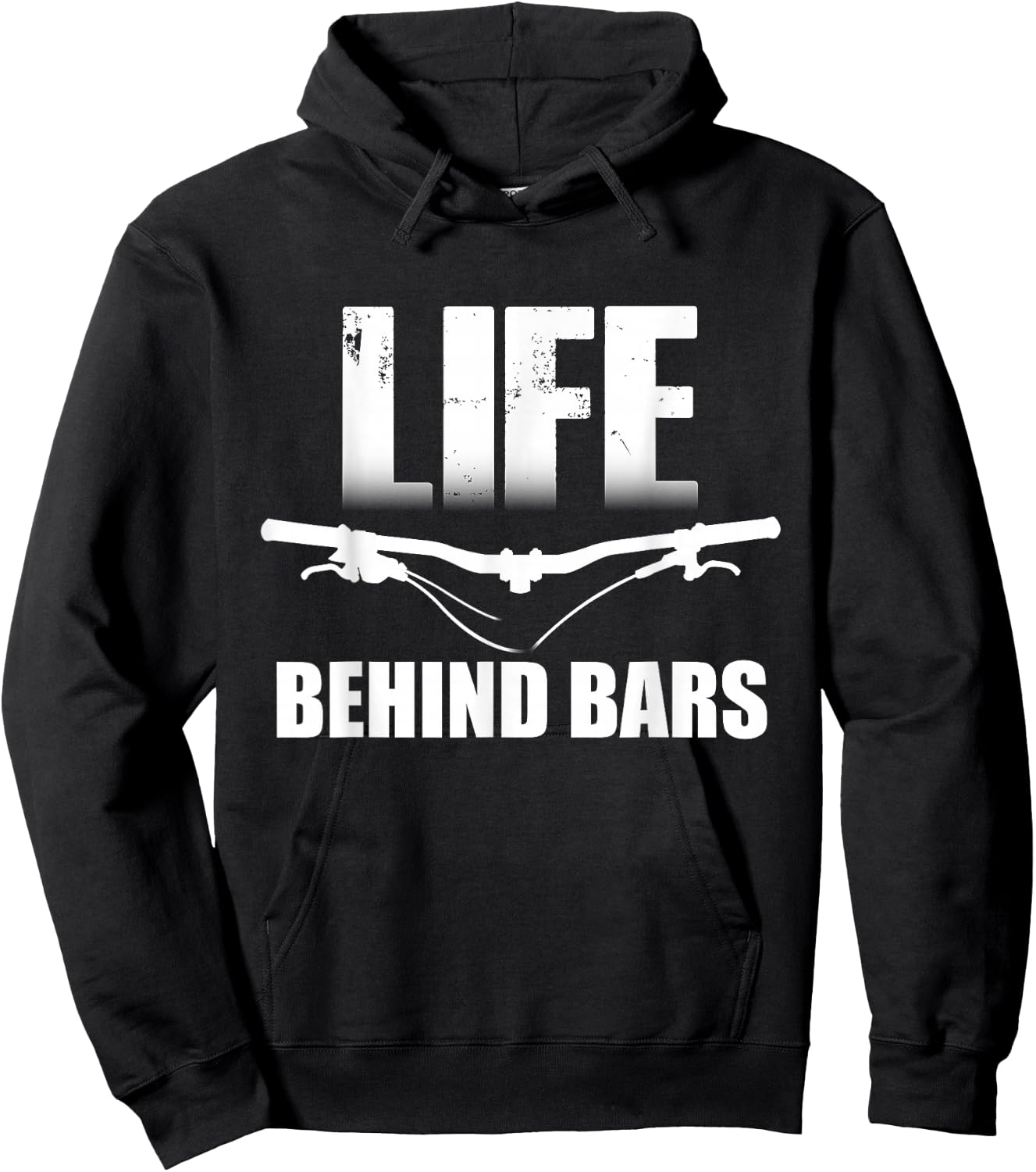 Mountain Biking T shirt - Life Behind Bars & Hoodie - Hoodie | Black