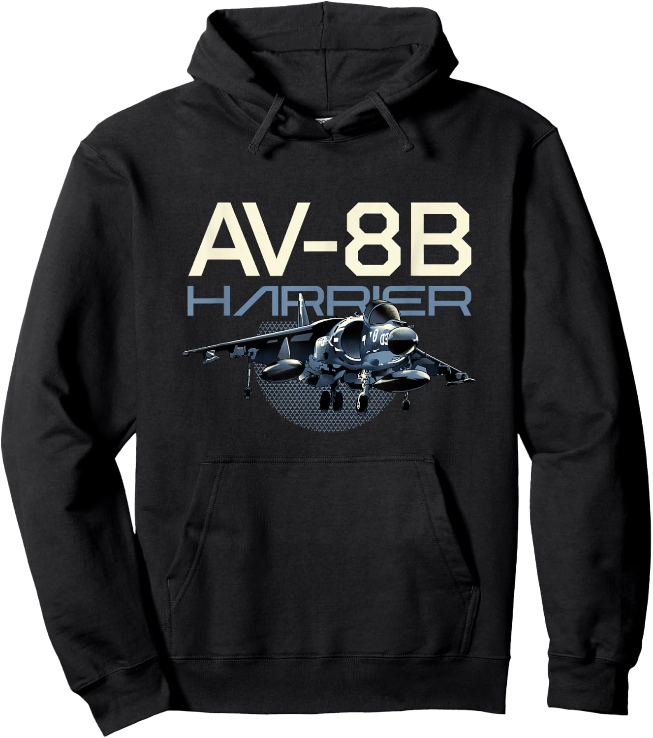 Harrier Jump Jet Military Fighter Aircraft Hoodie - Hoodie | Black