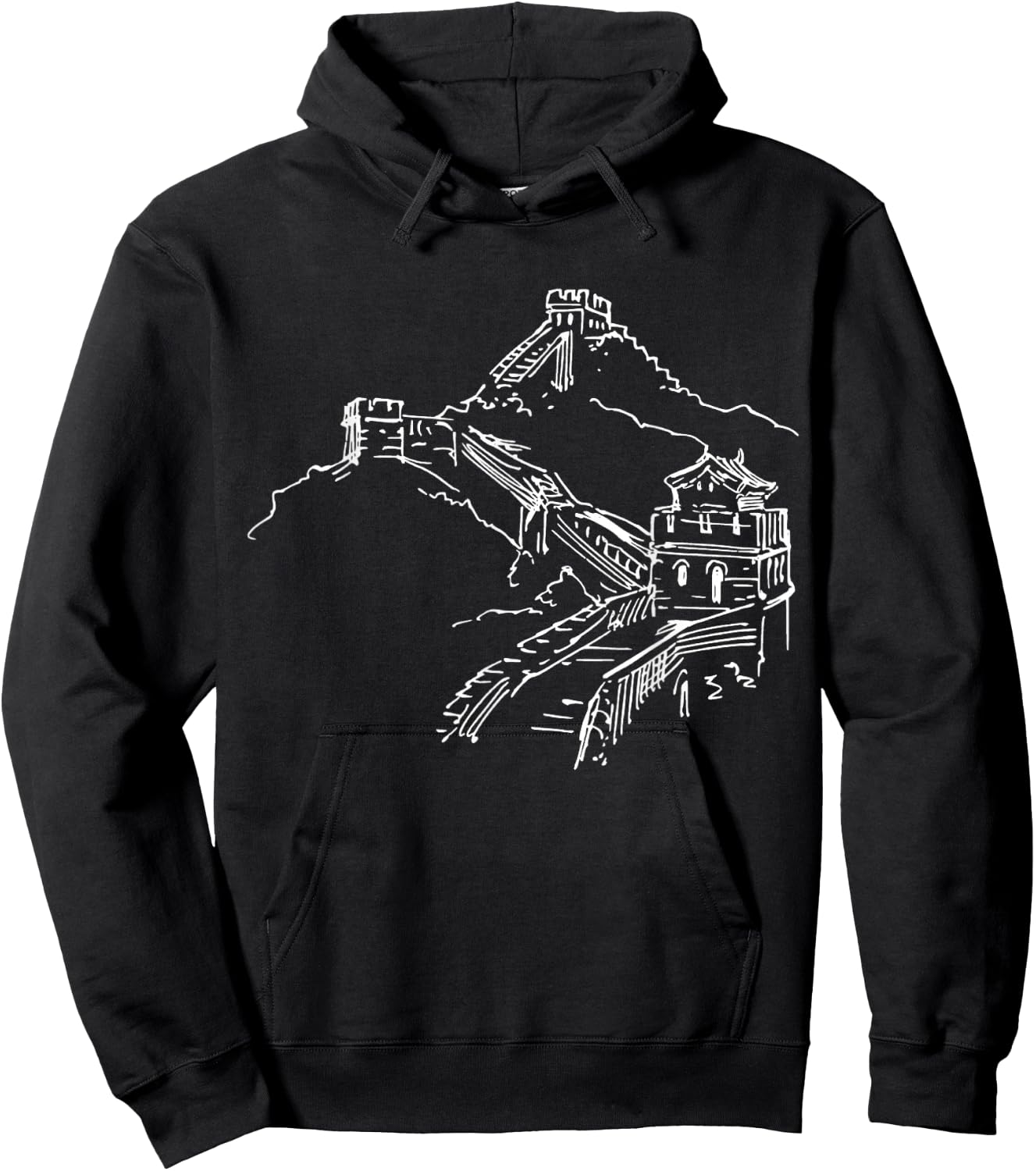 A Great Wall in China Hoodie - Hoodie | Black