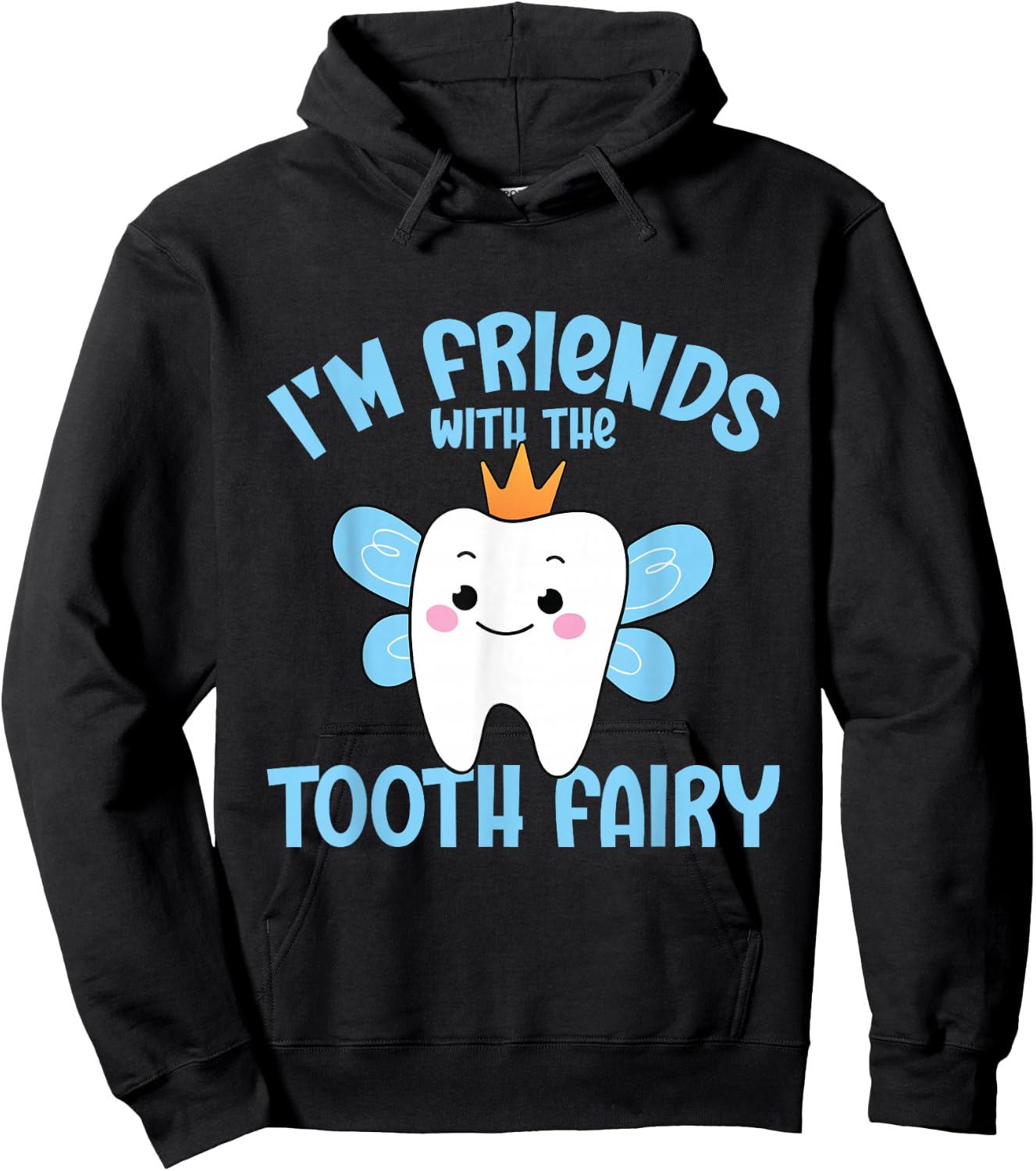 Tooth Pediatric Dentist Dental Assistant Hygienist Fairy Hoodie - Hoodie | Black