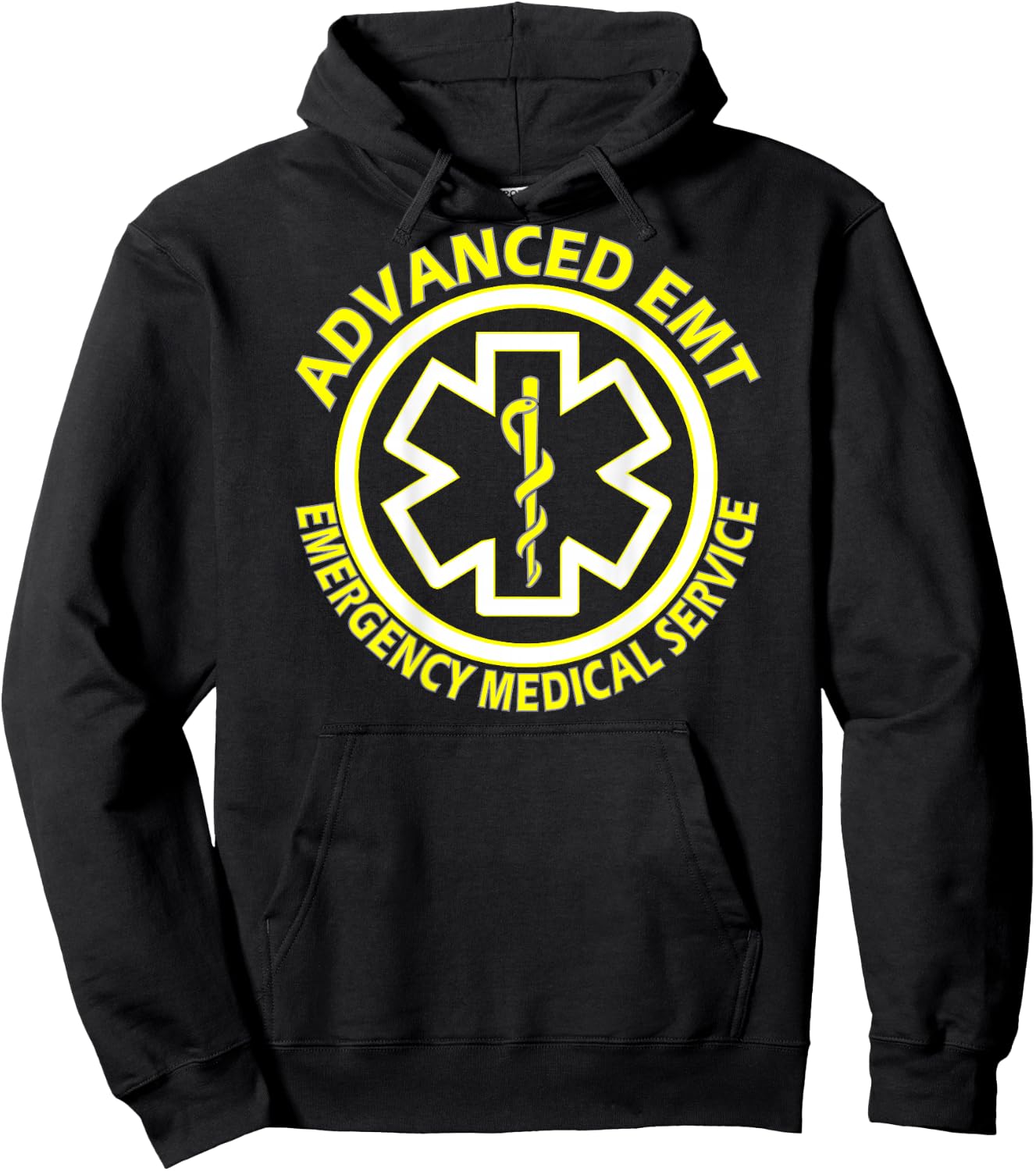 Advanced emergency medical technicians (AEMT) Kit Back Print Hoodie - Hoodie | Black