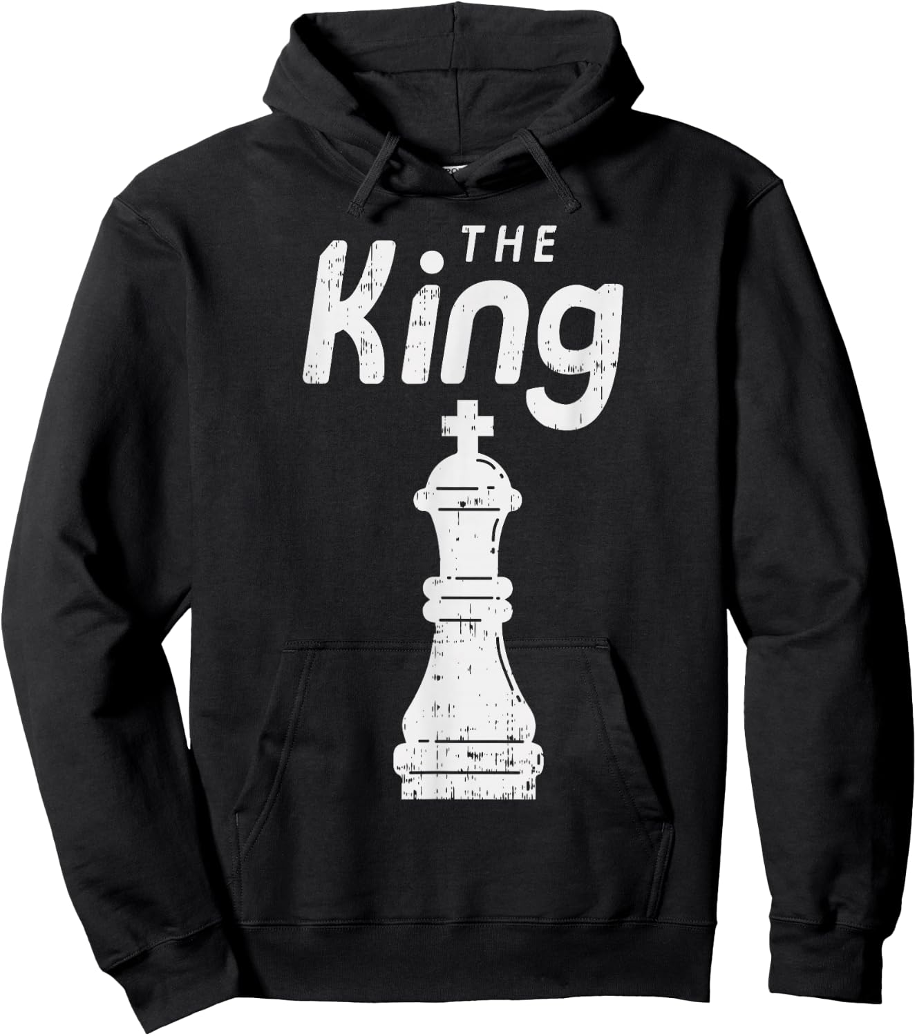 Chess Piece The King Shirt Halloween Matching Costume Hoodie - Hoodie | Black
