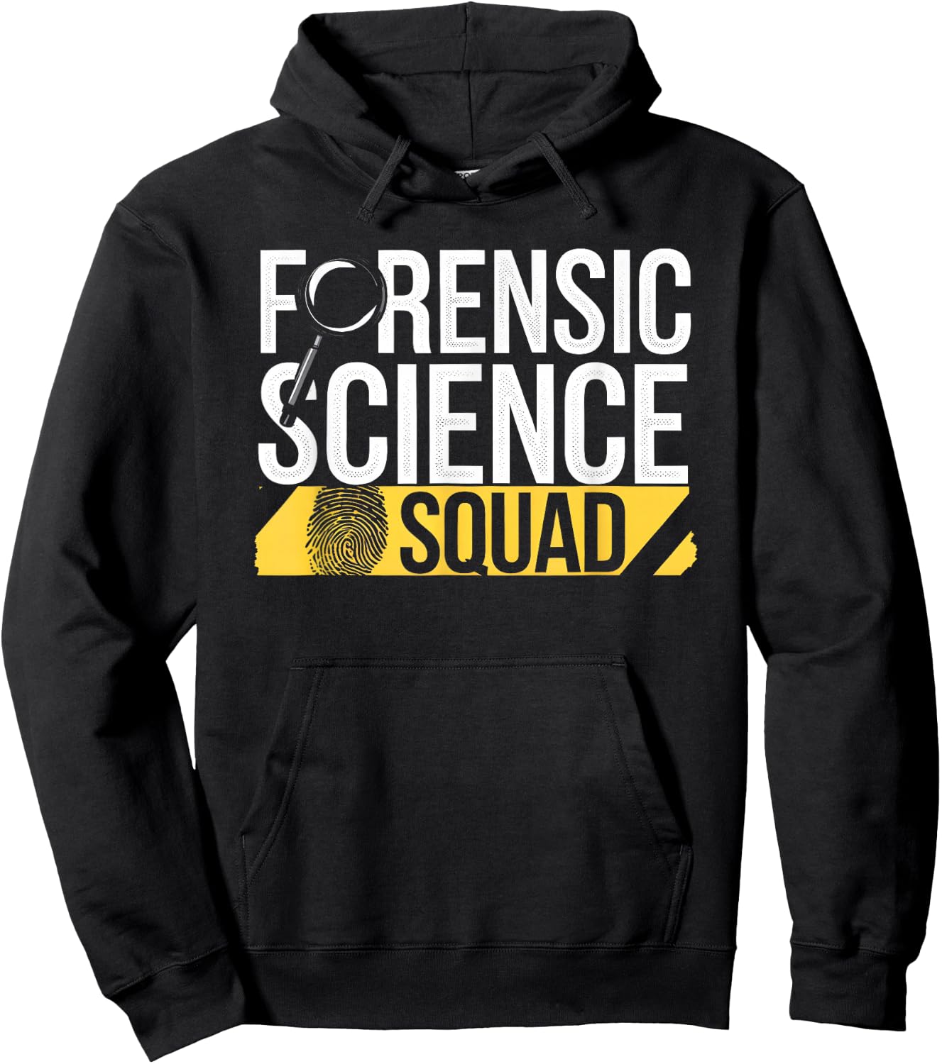Forensic Science Squad Team Forensic Science Quote Hoodie - Hoodie | Black