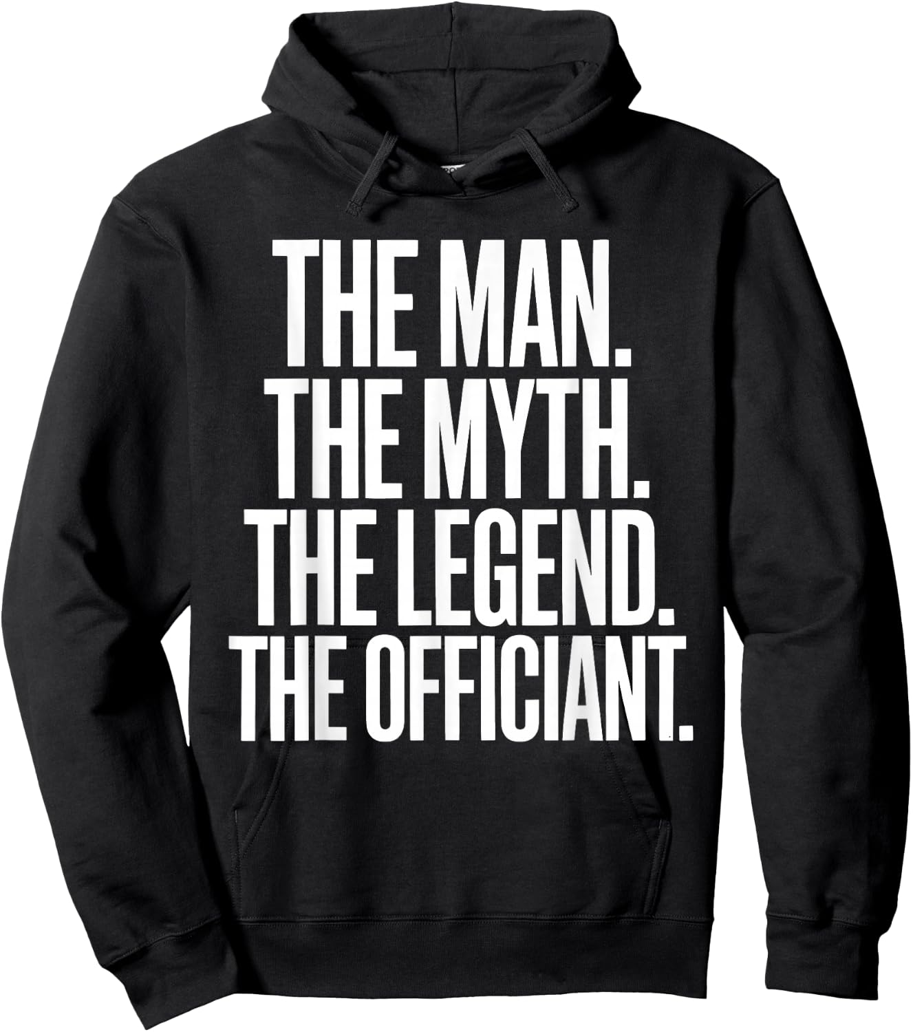 Wedding Officiant Marriage The Man Myth Legend Officiant Hoodie - Hoodie | Black