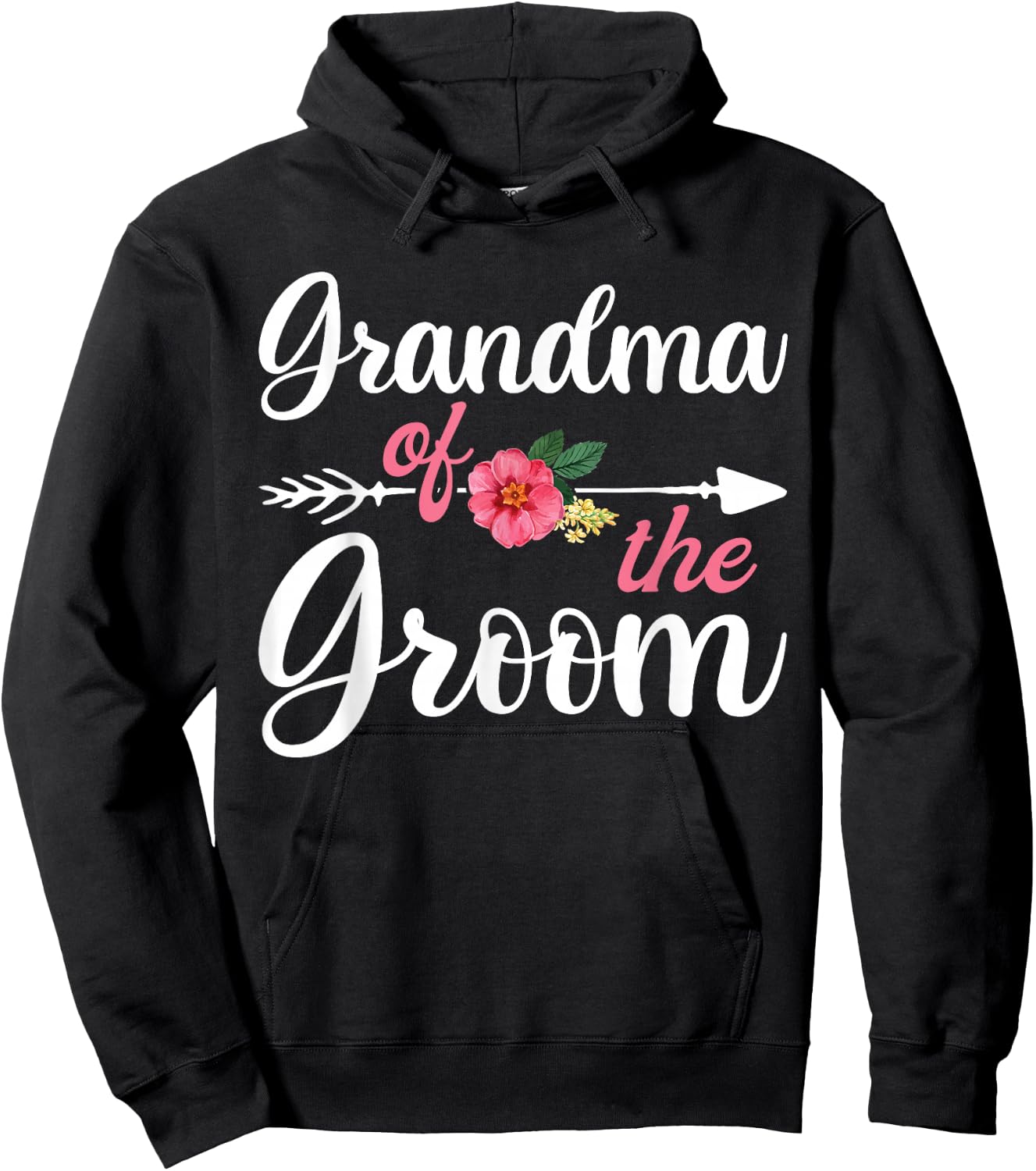 Grandma Of The Groom Shirts , Bachelor Party Mama Hoodie - Hoodie | Black