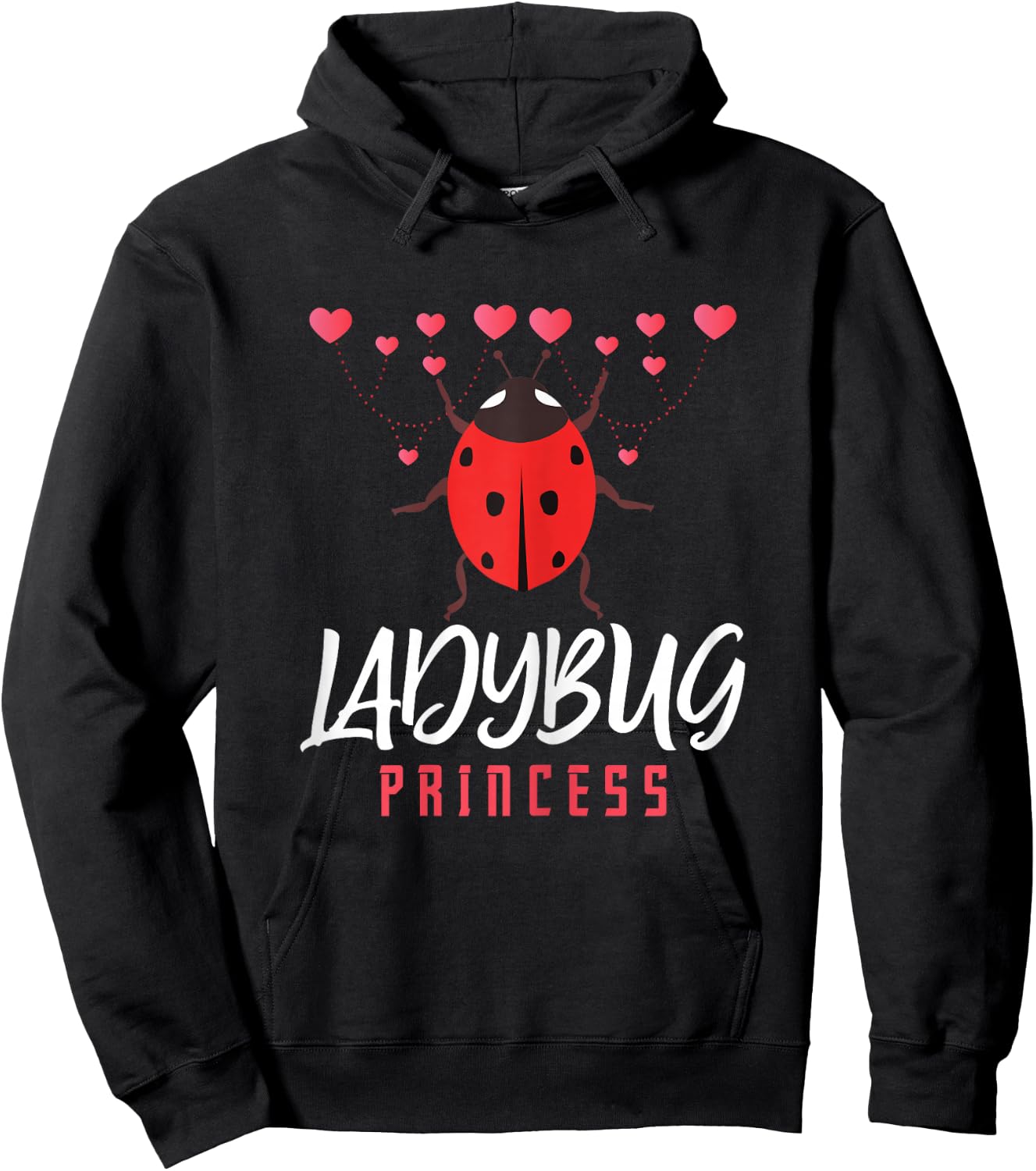 Ladybug Ladybug Princess Insect Lover Entomologist Cute Bug Hoodie - Hoodie | Black
