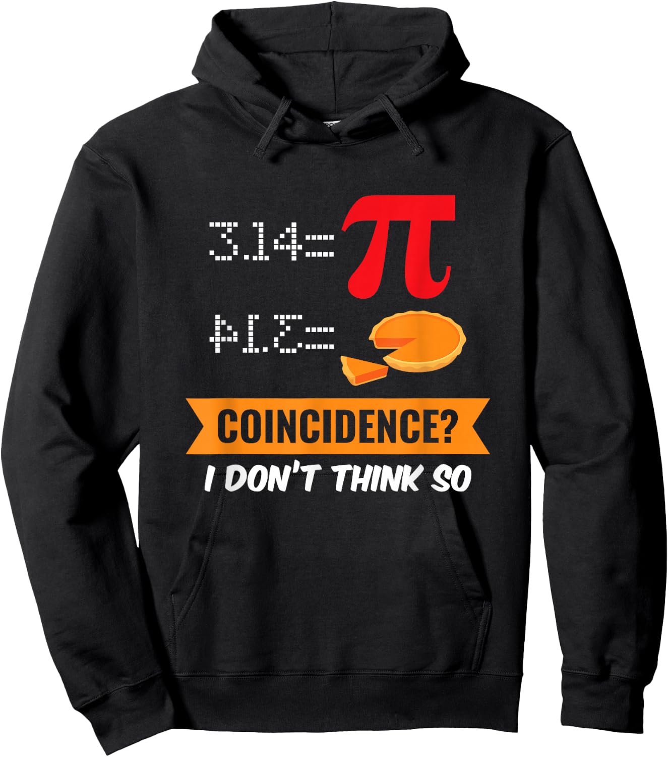 Pi Day Random? Funny Math Gift Fun Hoodie - Hoodie | Black