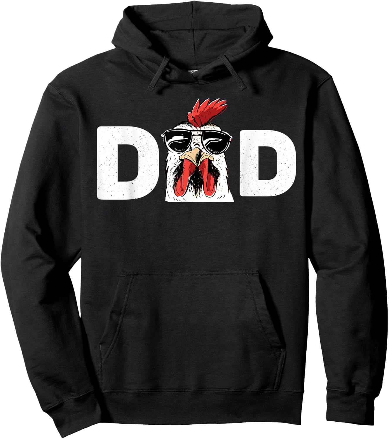 Chicken Daddy Chicken Dad Farmer Poultry Farmer Hoodie - Hoodie | Black