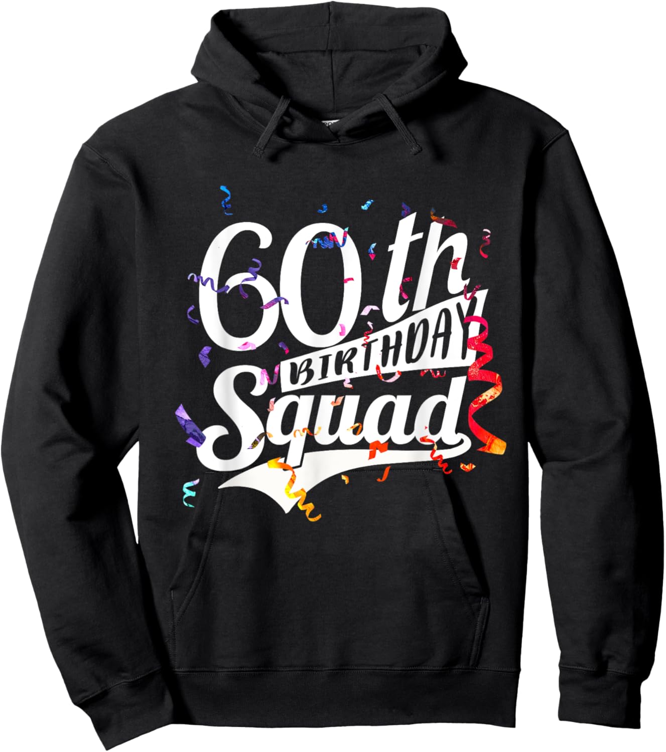 Funny 60th Birthday Gifts Women 1961 Squad Hoodie - Hoodie | Black