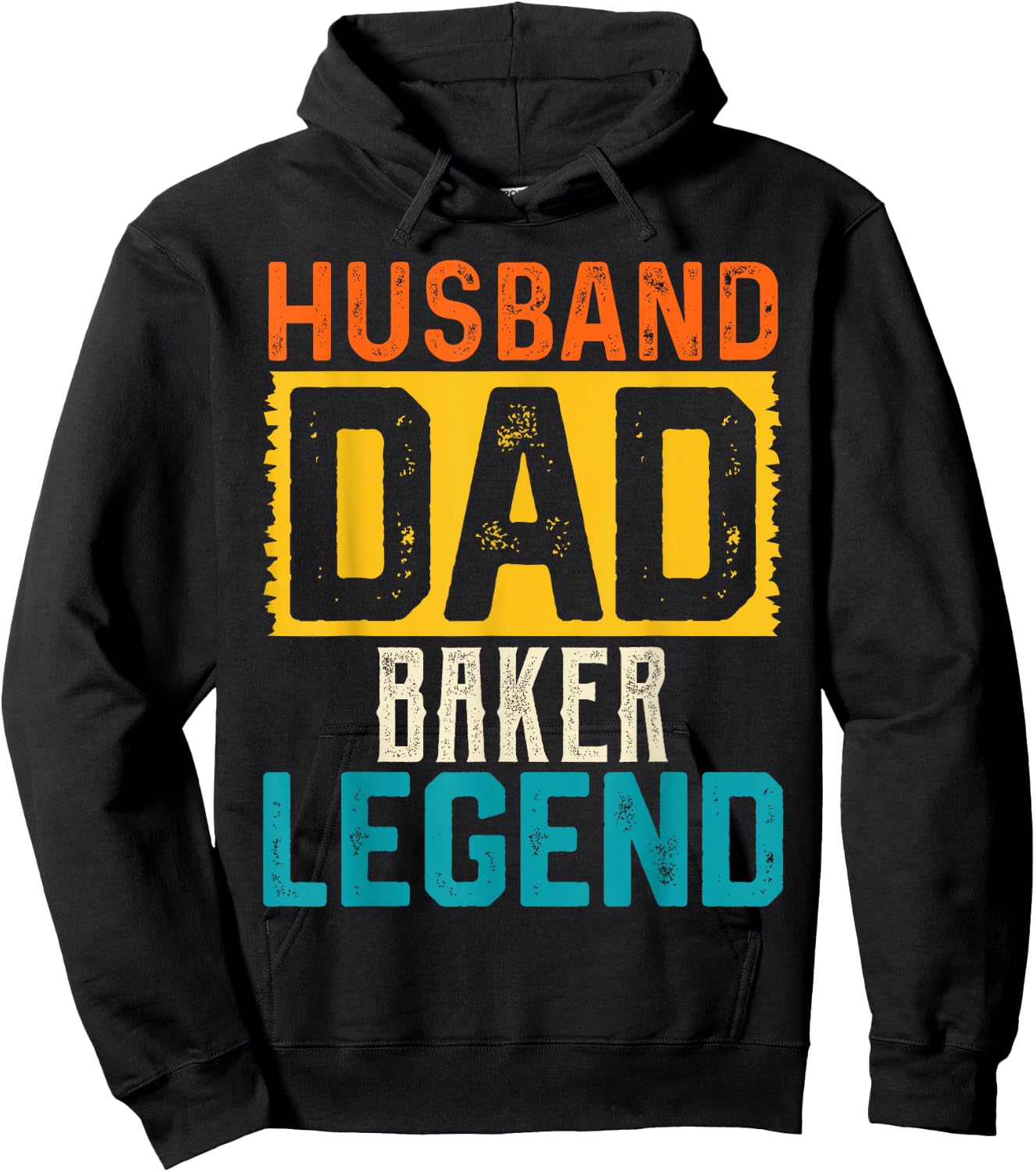 Husband Dad BAKER Legend Father's Day BAKERS Hoodie - Hoodie | Black