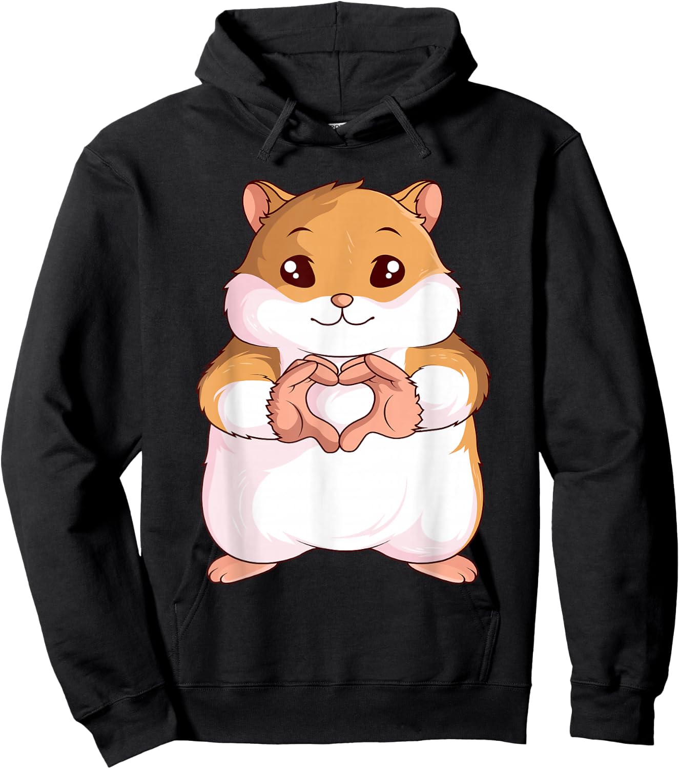 Hamster Lovers Girls Ladies Hoodie - Hoodie | Black