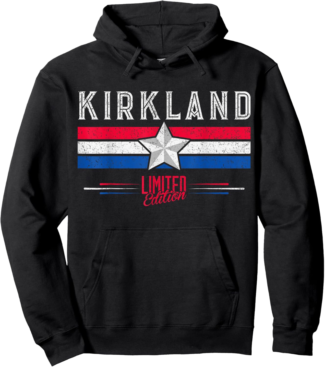 Kirkland Retro Vintage Shirt Gift Women Men Kids Hoodie - Hoodie | Black