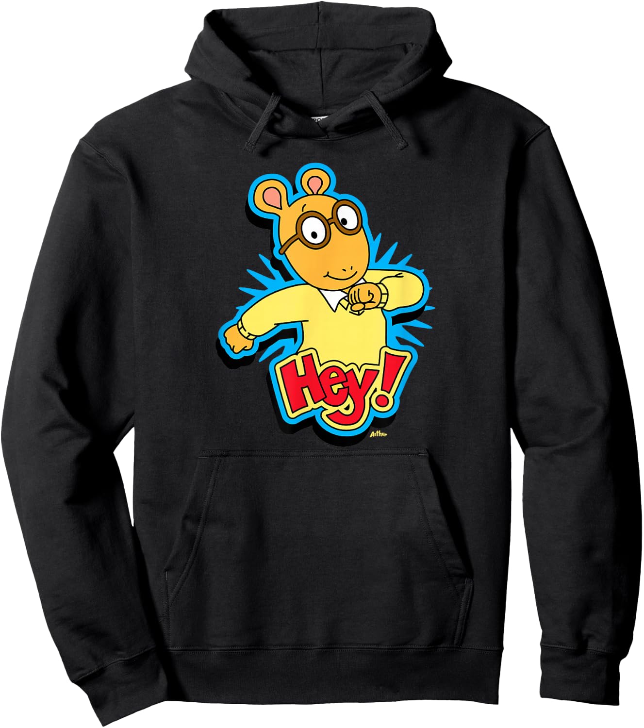 Arthur Walking Hey Burst Hoodie - Hoodie | Black