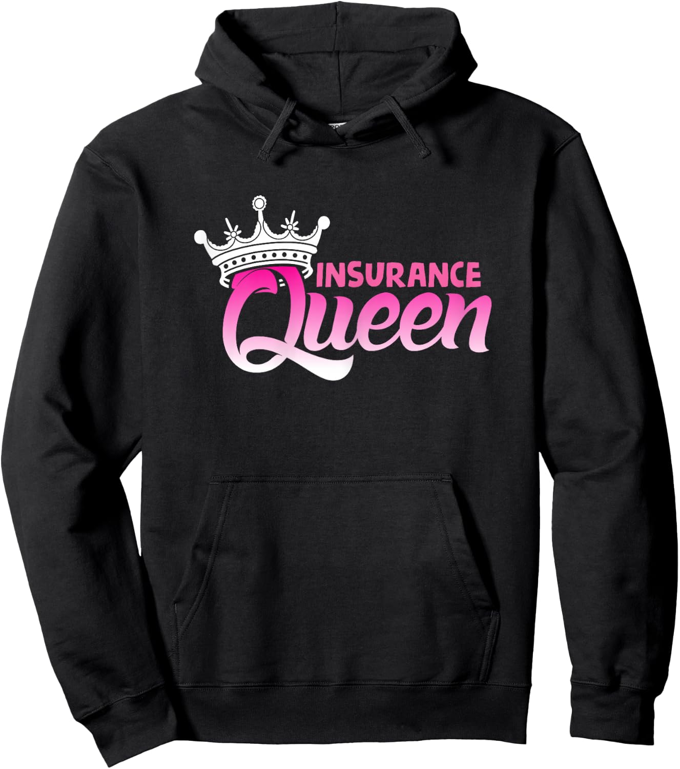 Insurance Queen design Insurance Agent and Insurance Hoodie - Hoodie | Black