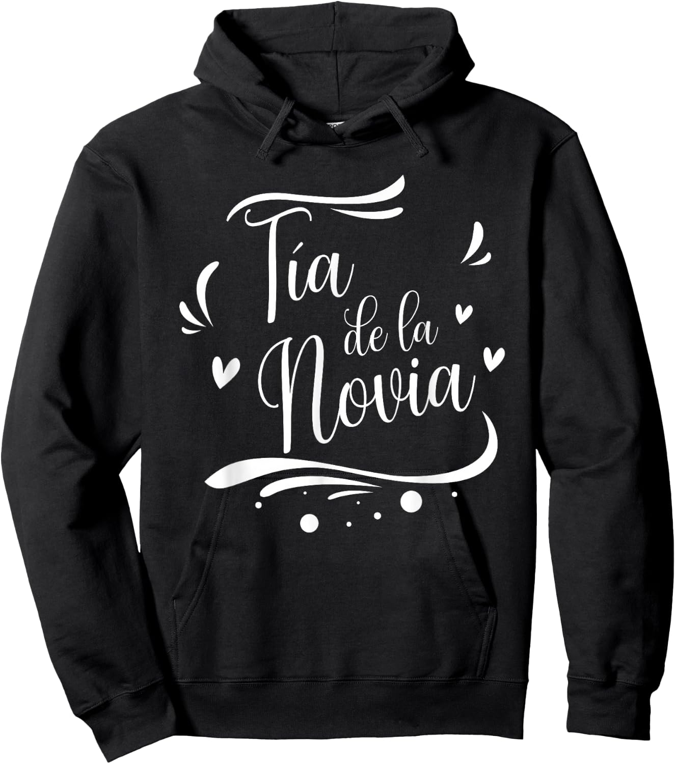 Tia De La Novia Spanish Aunt of the Bride Hoodie - Hoodie | Black