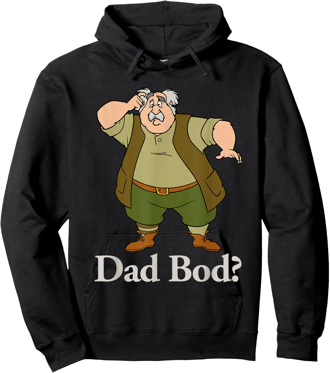 Disney Beauty and The Beast Maurice Dad BOD Small Hoodie - Hoodie | Black