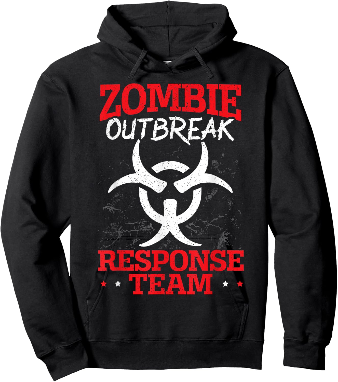 Zombie Outbreak Response Team Halloween Trick Or Treat Hoodie - Hoodie | Black