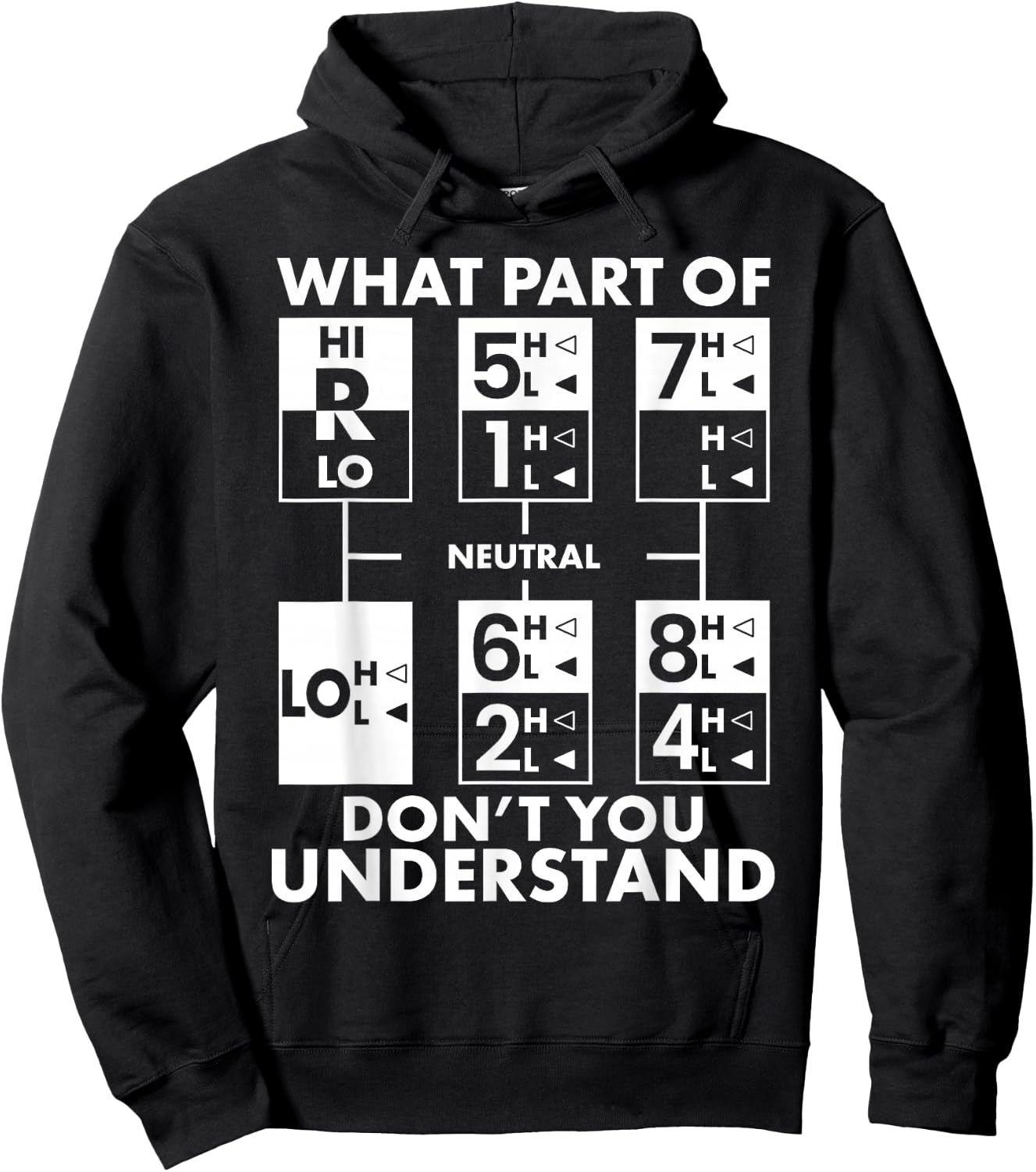 Truck Driver Humming Driver Truck Driver - Truck Driver Hoodie - Hoodie | Black