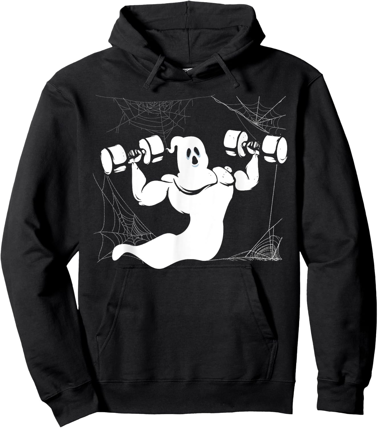 Halloween Weightlifting Gym Instructor Body Builder Fitness Hoodie - Hoodie | Black