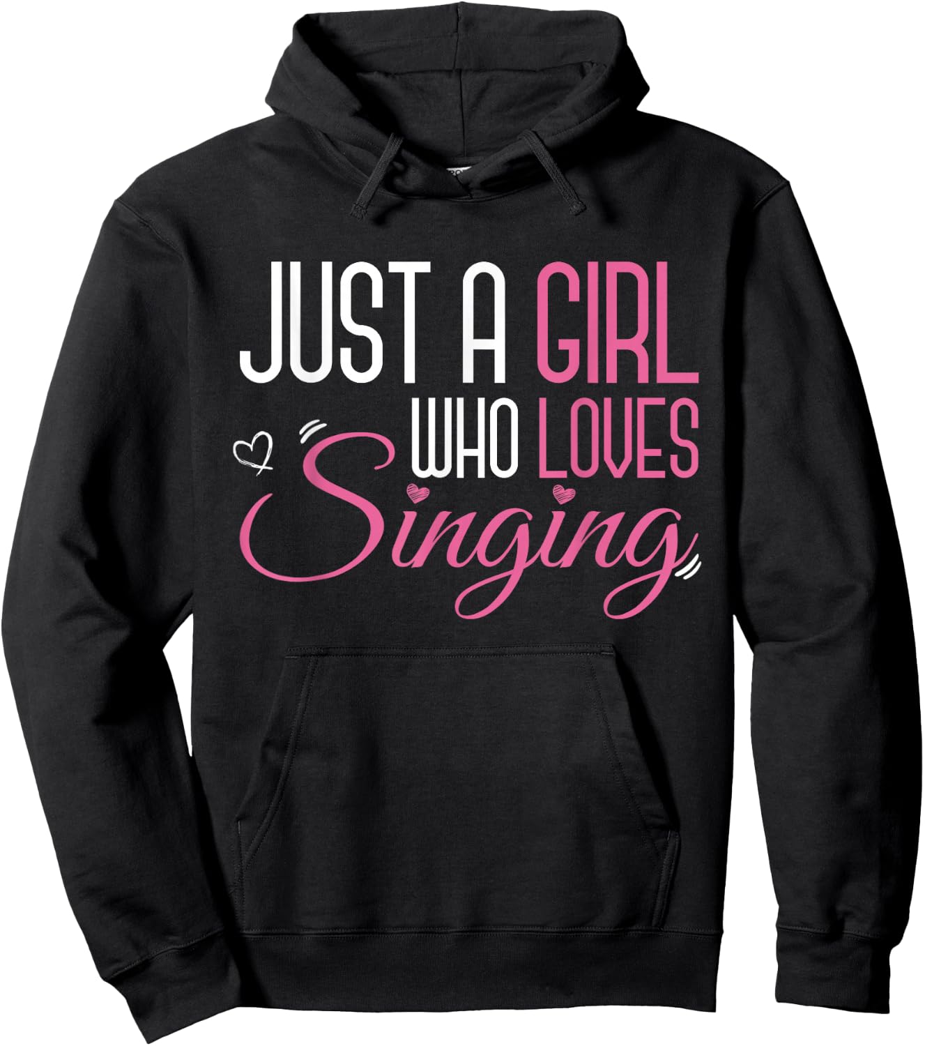 Theatre Singer Stage Actor Musical Girls Hoodie - Hoodie | Black