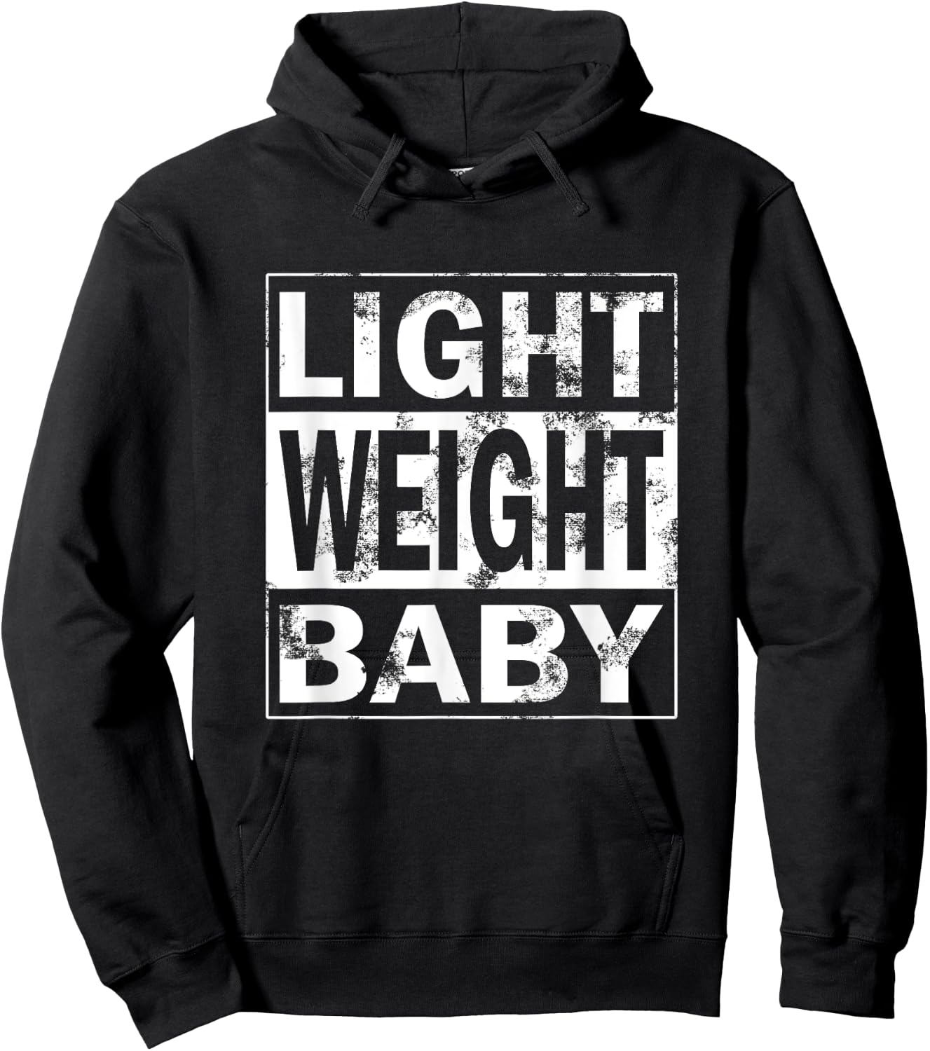 Fitness Saying Kraftsport - Light Weight Baby Hoodie - Hoodie | Black