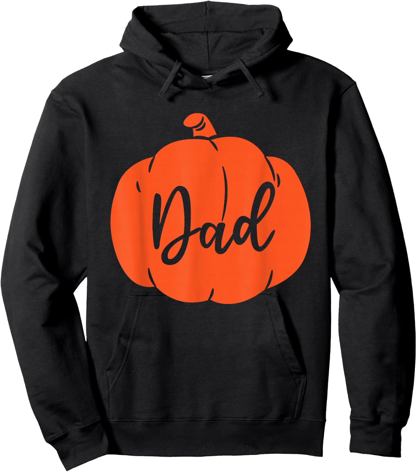Pumpkin Dad Father Matching Family Halloween Hoodie - Hoodie | Black