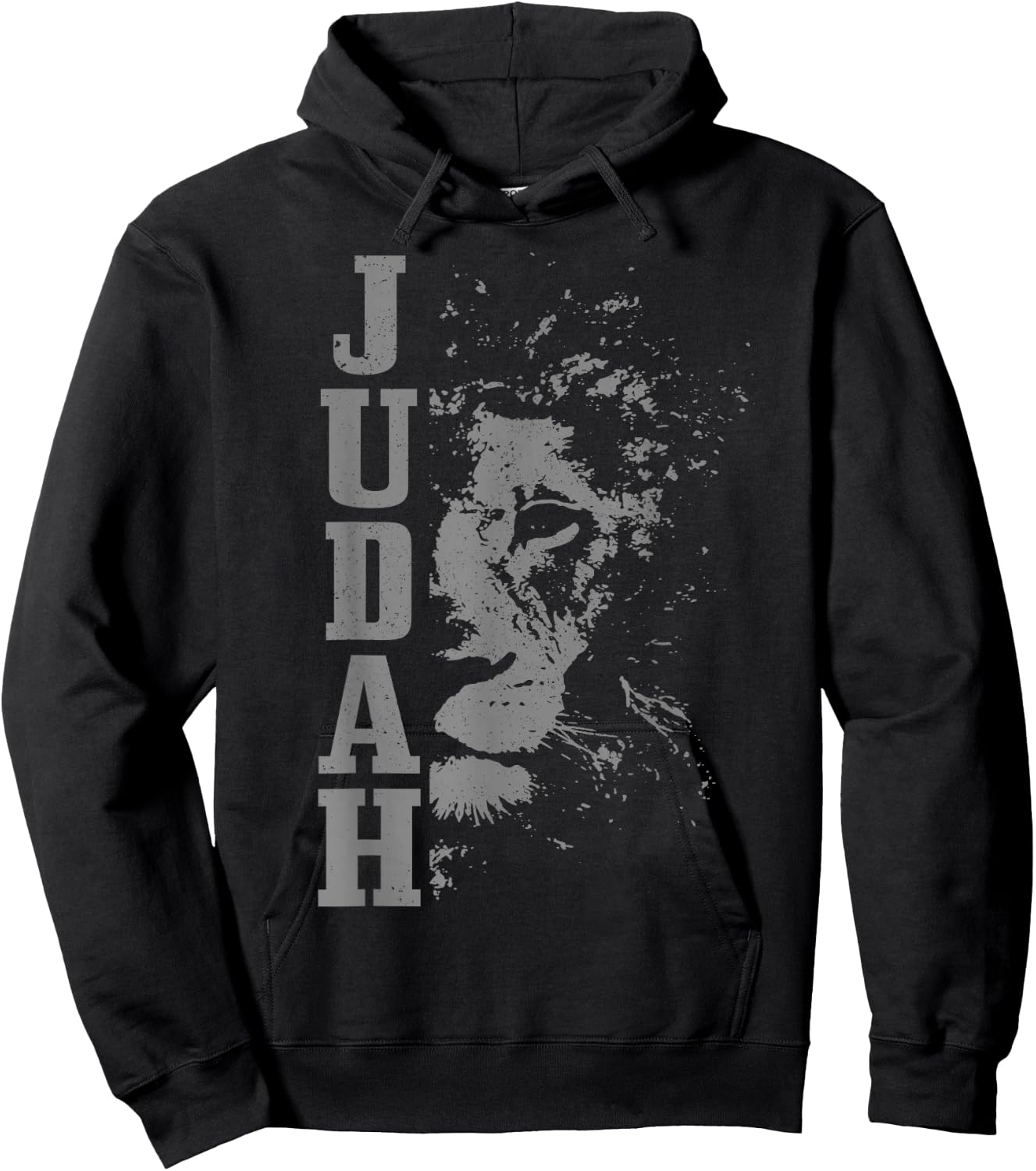 Judah Lion Lion Of Judah Israelite Vintage Reggae Hebrew Hoodie - Hoodie | Black