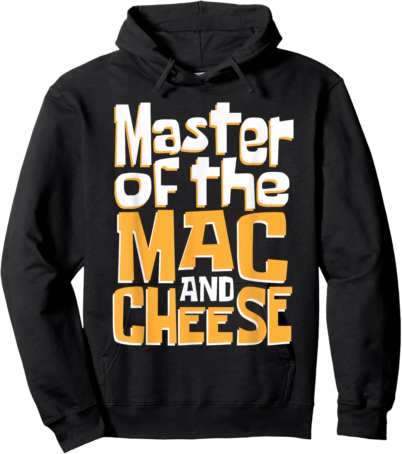 Master Of The Mac & Cheese - Macaroni Lover Cheesy Noodle Hoodie - Hoodie | Black