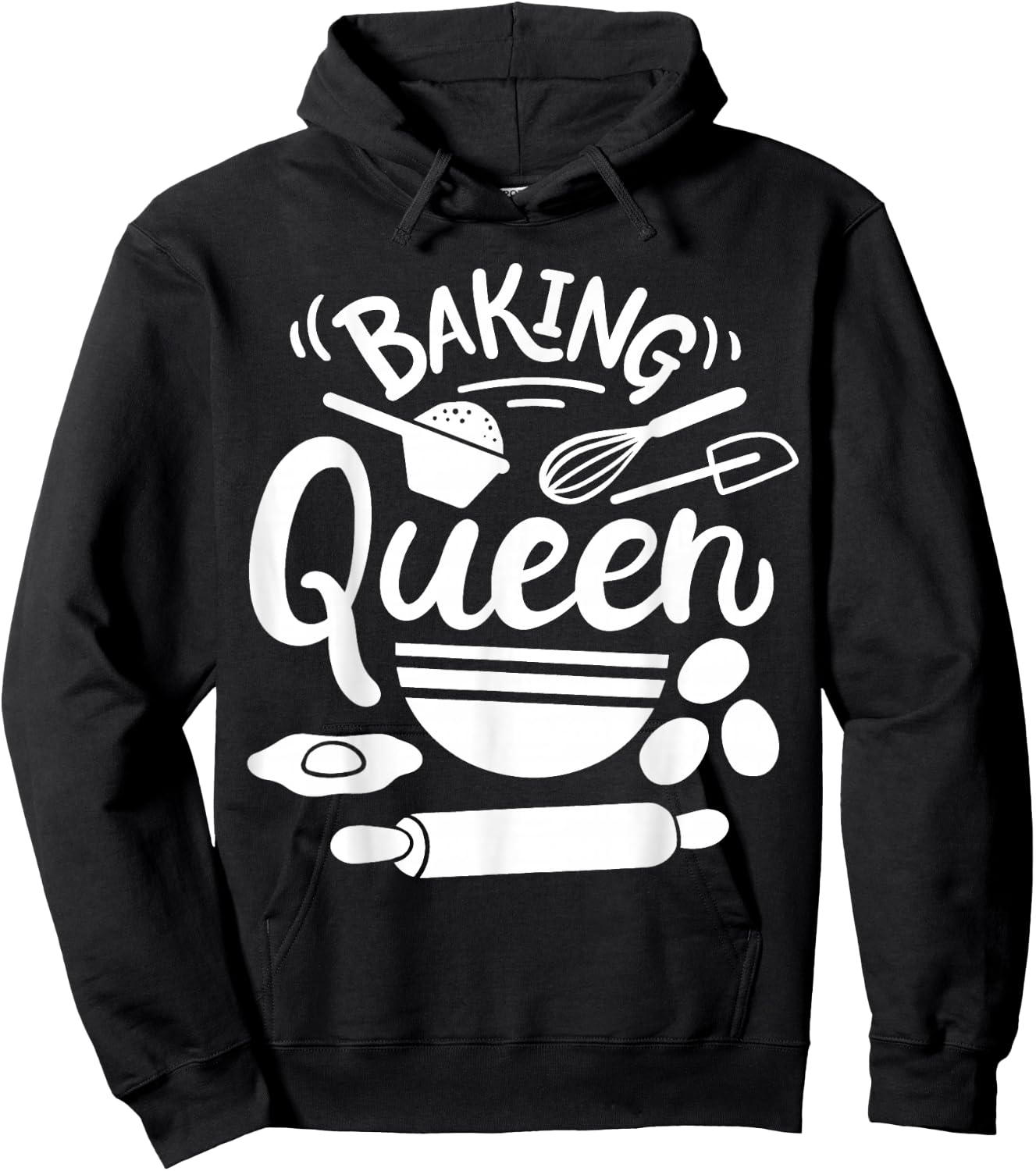 Baking Baker Bakery Pastry Baker Baking Queen Hoodie - Hoodie | Black