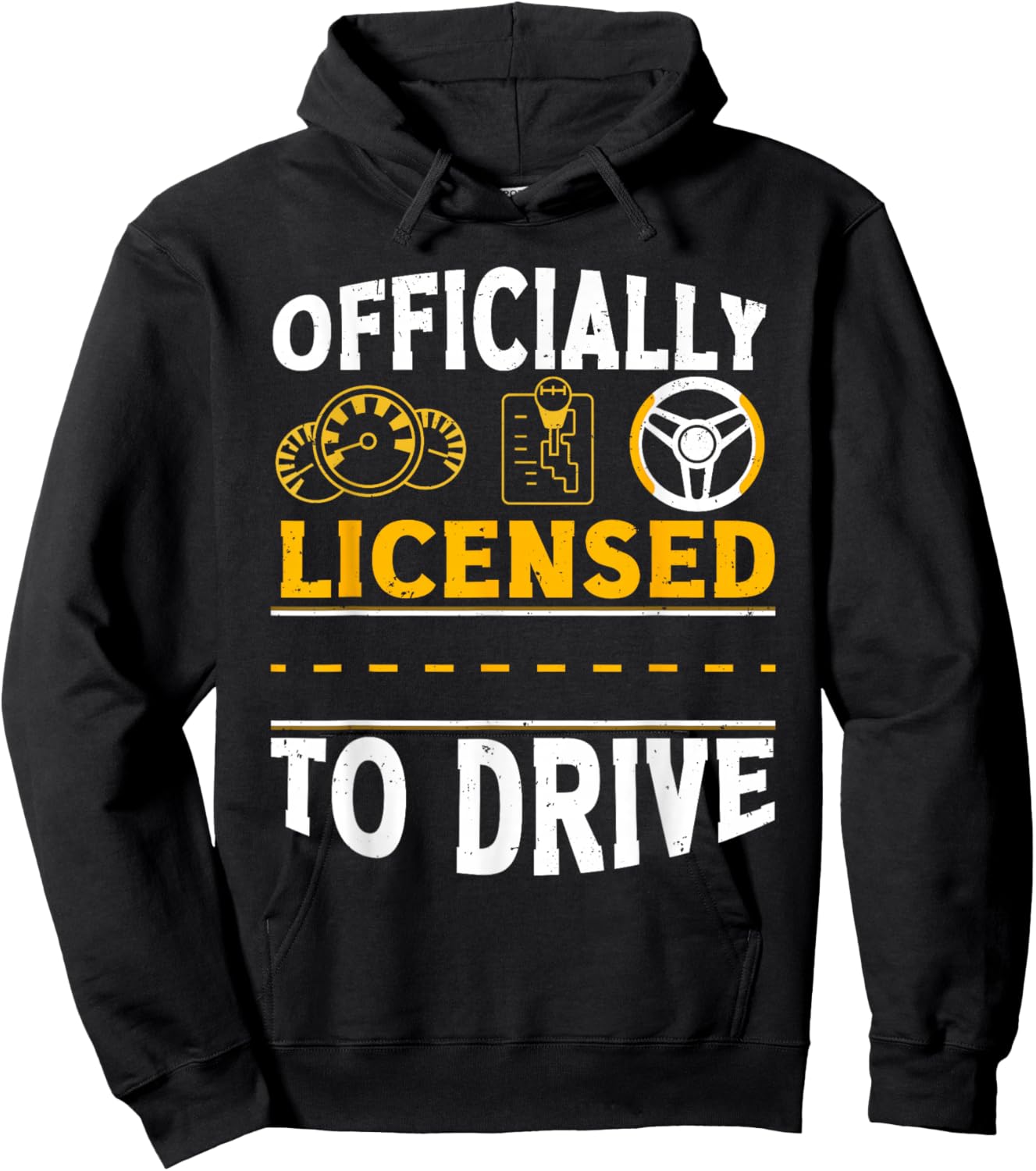 Passed Drivers Test New Driving License Congratulations Teen Hoodie - Hoodie | Black