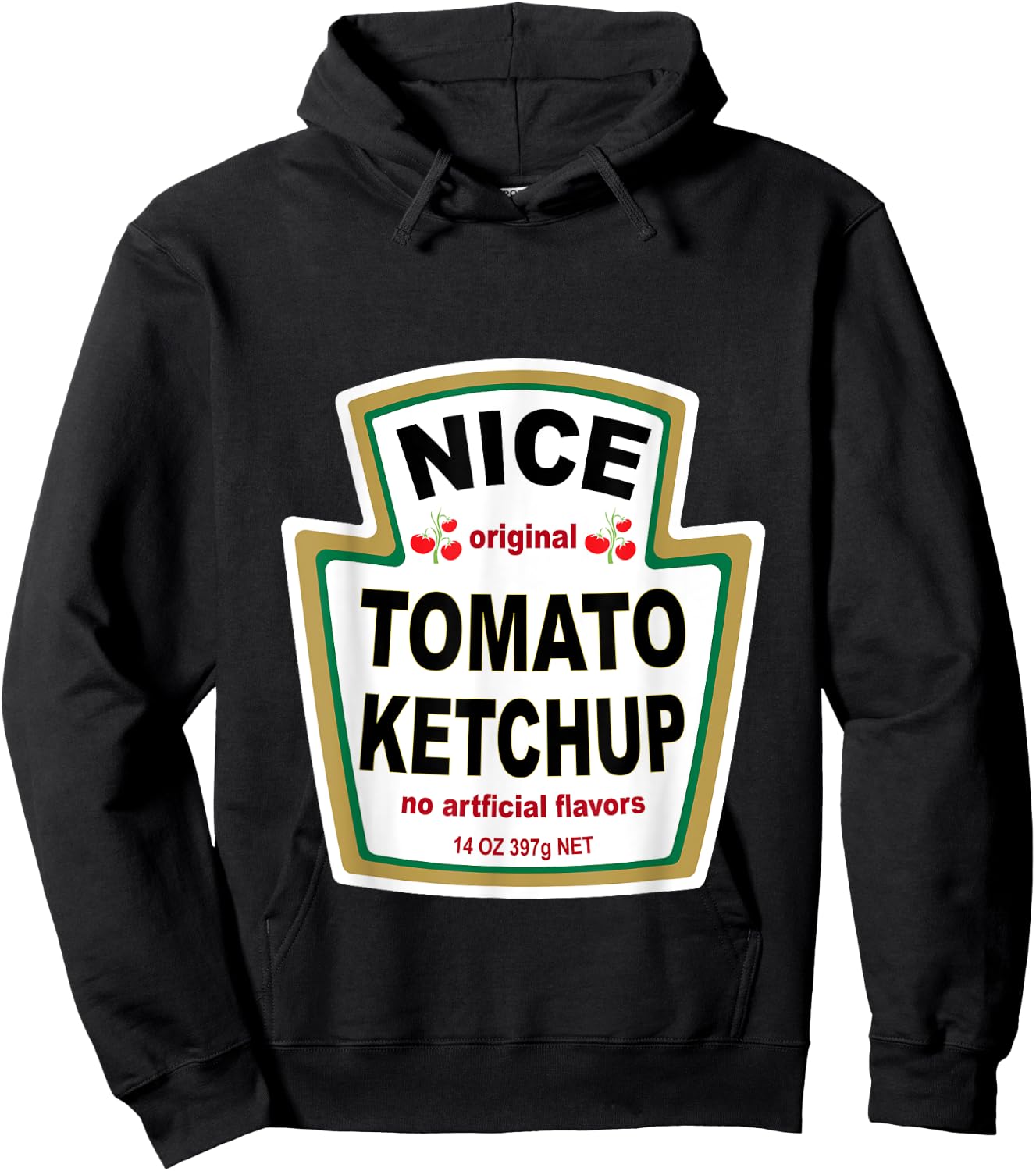 Ketchup Costume T Shirt Matching Mustard Mayo Relish Group Hoodie - Hoodie | Black