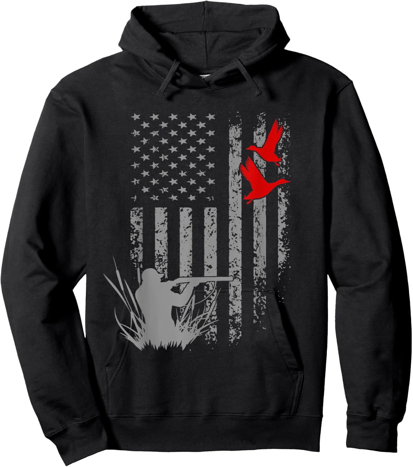 Duck hunting hunting clothes hunting shirts Hoodie - Hoodie | Black