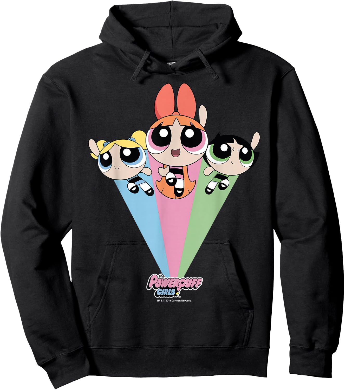 CN The Powerpuff Girls Group Shot Small Hoodie - Hoodie | Black