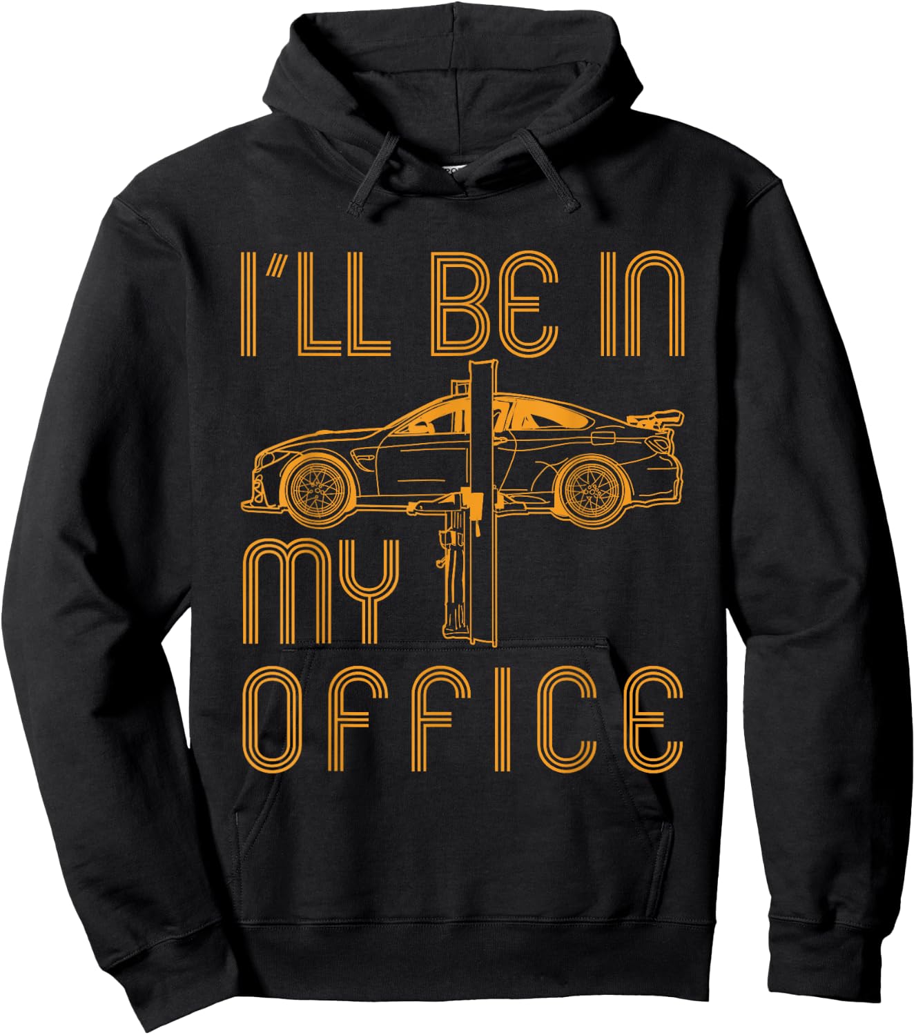 Funny Car Mechanic Guys Automotive Lover Gift Dad Hoodie - Hoodie | Black