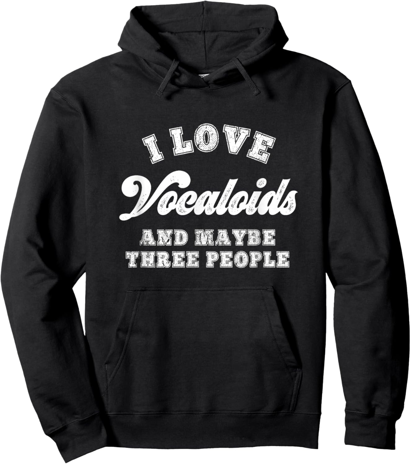 Funny Vocaloid Lover Sarcastic Anime Manga Introvert Gift Hoodie - Hoodie | Black