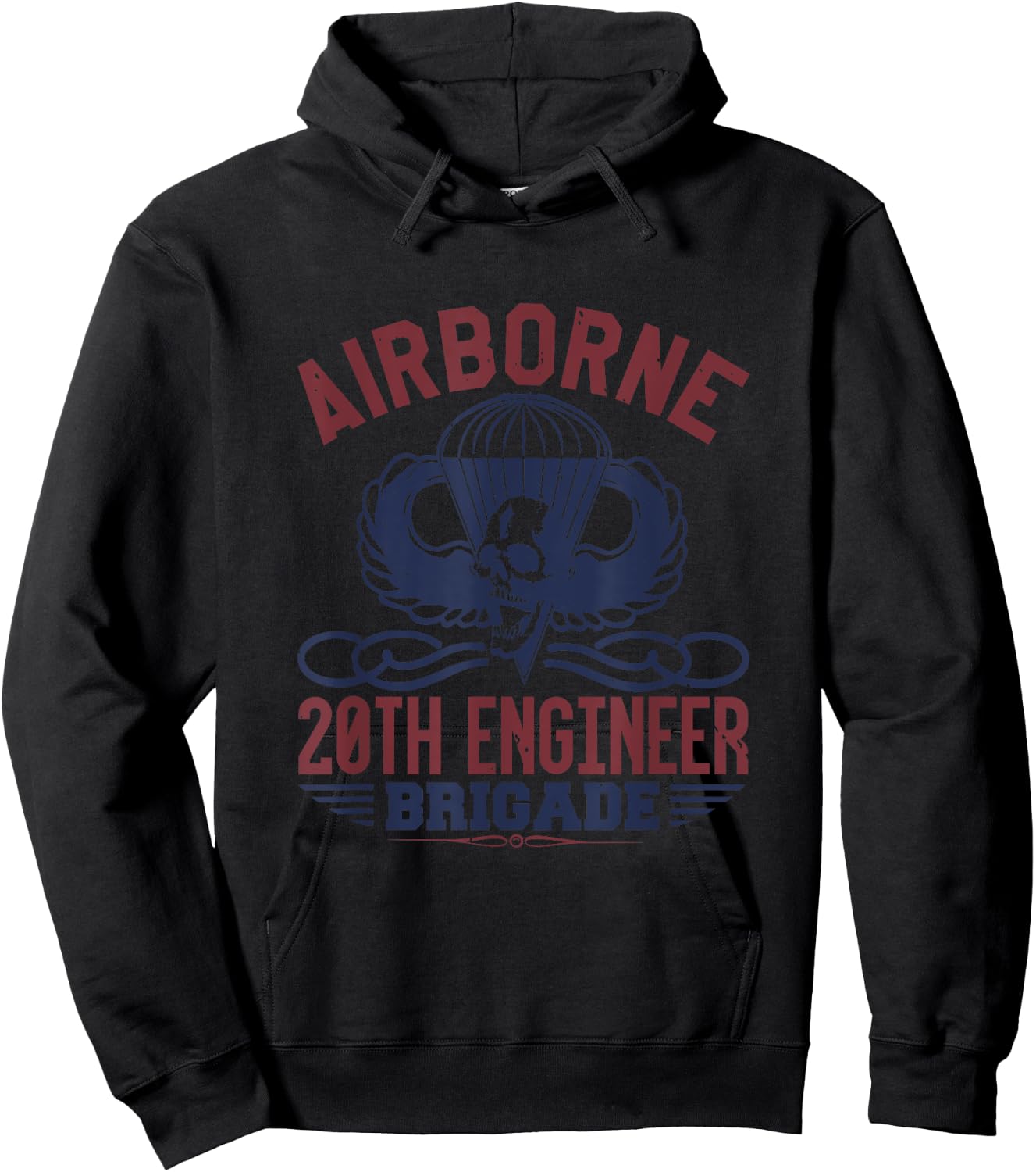 Airborne 20th Engineer Brigade Hoodie - Hoodie | Black