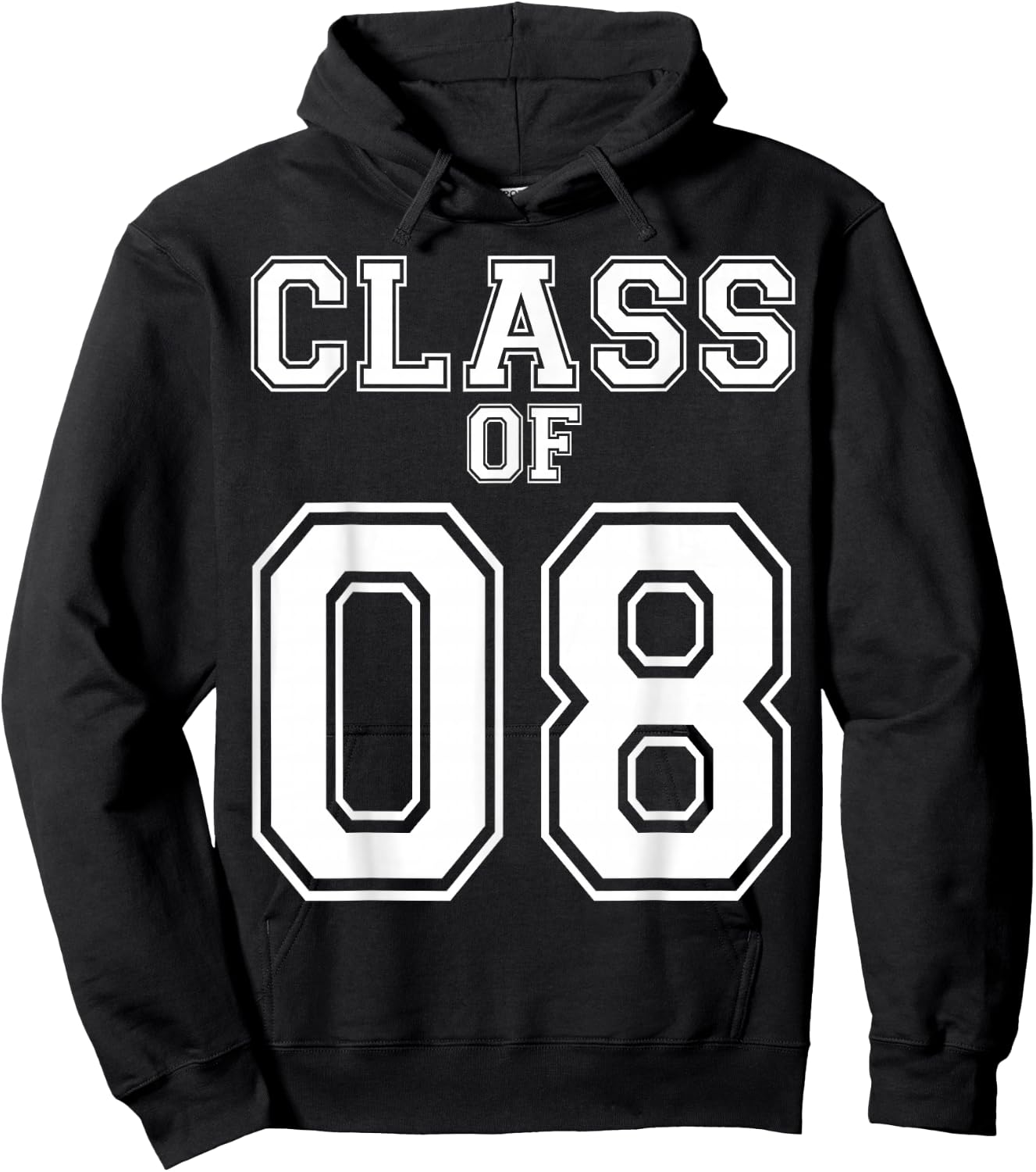 Class Of 2008 Custom Graduation Senior Personalized Grads Hoodie - Hoodie | Black