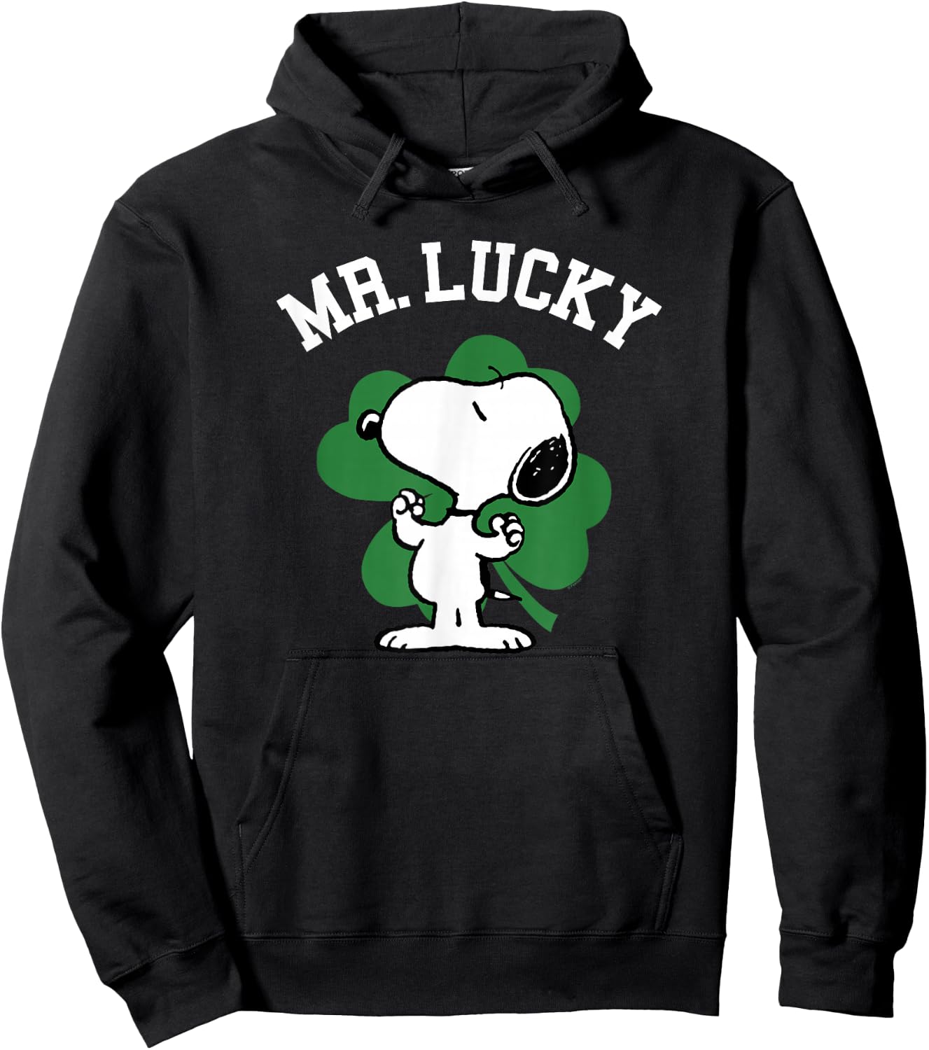 Peanuts St Patrick's Day Snoopy Mr. Lucky Hoodie - Hoodie | Black