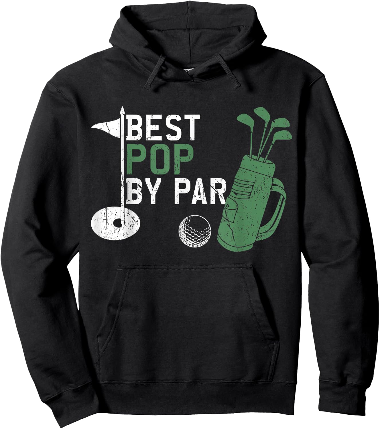 Best Pop By Par Golf Lover Fathers Day Hoodie - Hoodie | Black