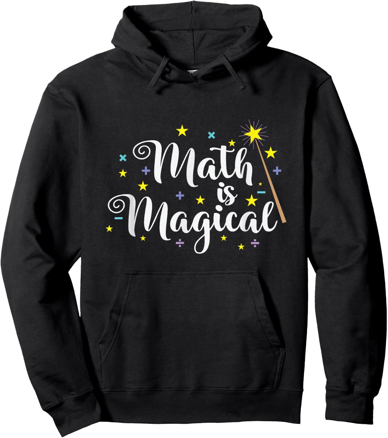 Math is magical and not Magic Hoodie - Hoodie | Black