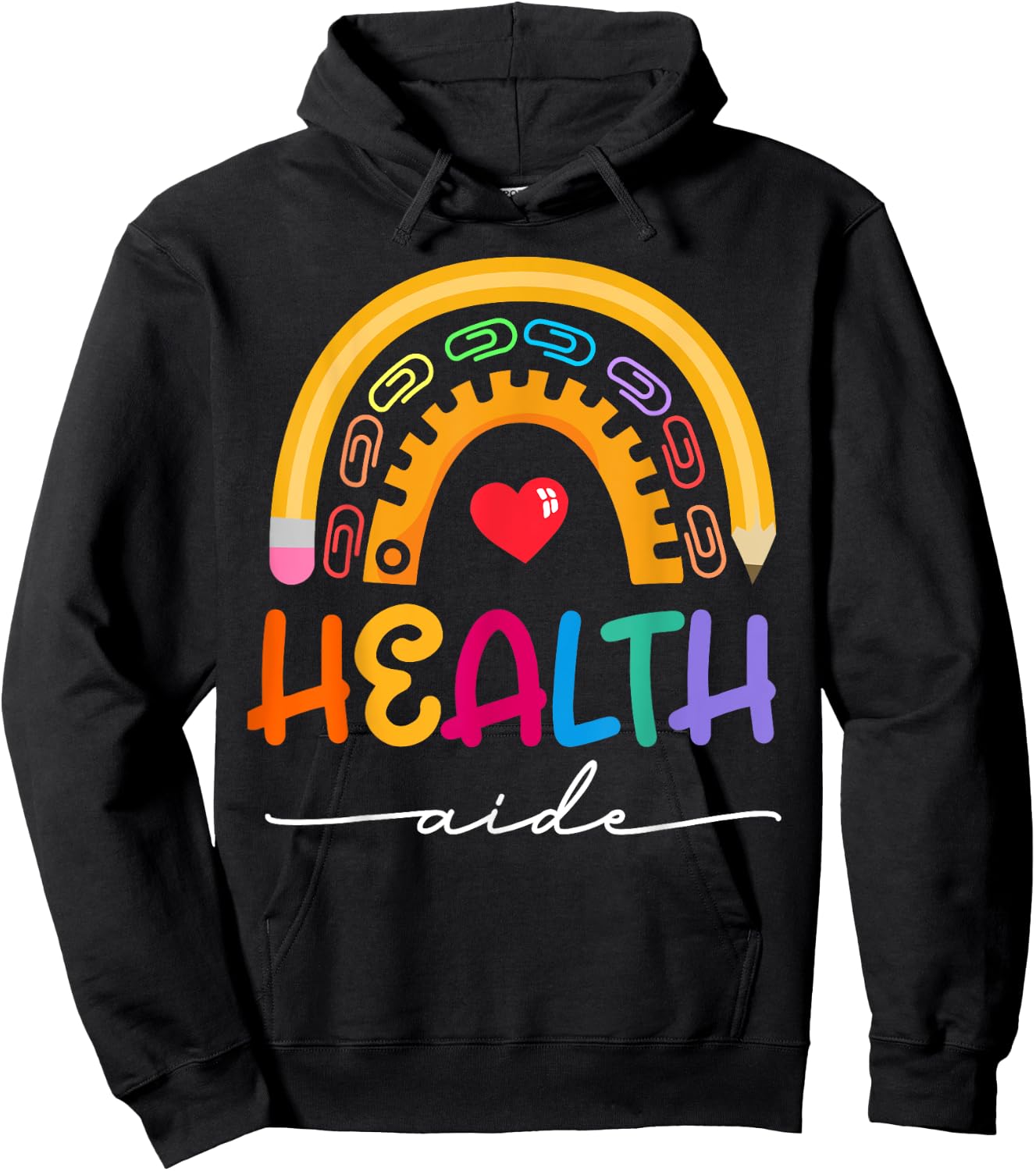 Admin Squad School Assistant Principal Health Aide Squad Hoodie - Hoodie | Black