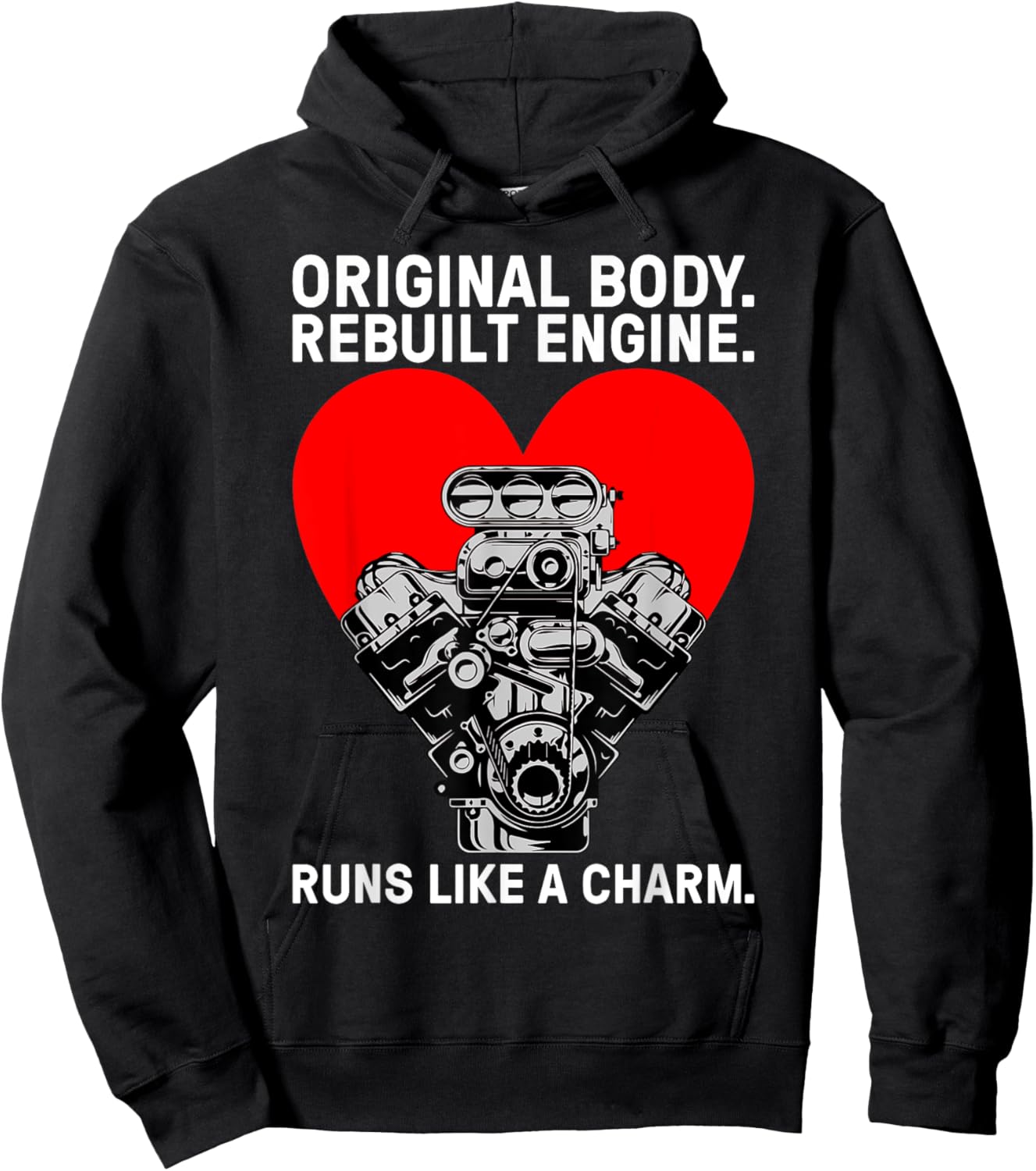 Funny Hear Attack Survivor Gift Men Women Open Heart Surgery Hoodie - Hoodie | Black
