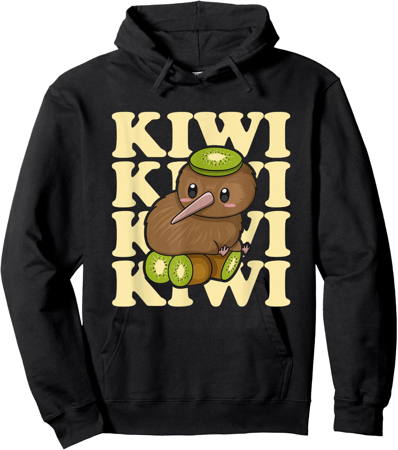 Kiwi New Zealand Quote for a Kiwi Bird Lover Hoodie - Hoodie | Black