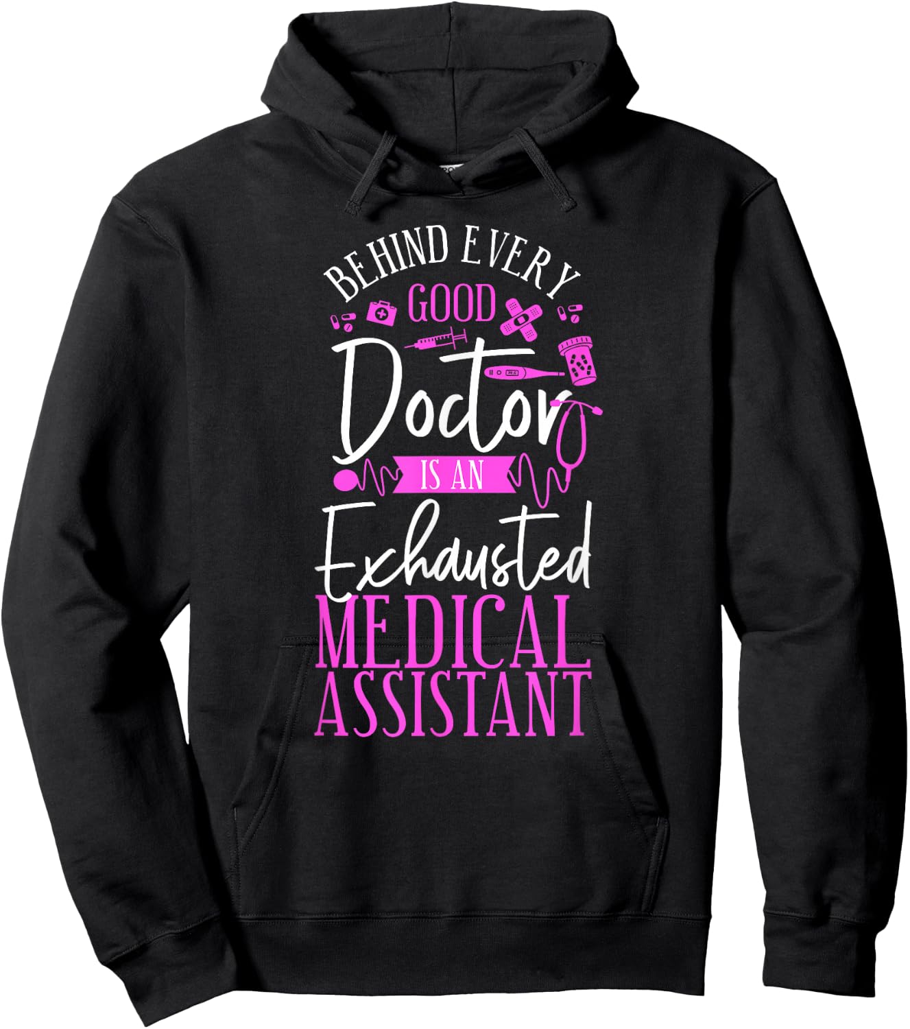 Certified Medical Assistant Doctor CMA Hoodie - Hoodie | Black