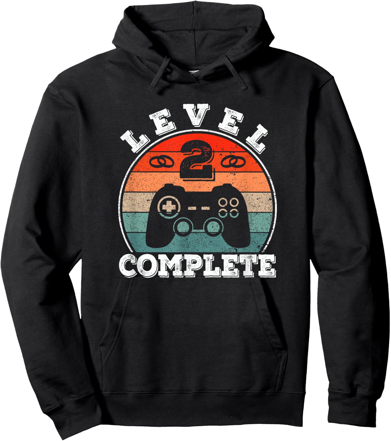2 Years Marriage Anniversary 2 Year Married Level 2 Complete Hoodie - Hoodie | Black