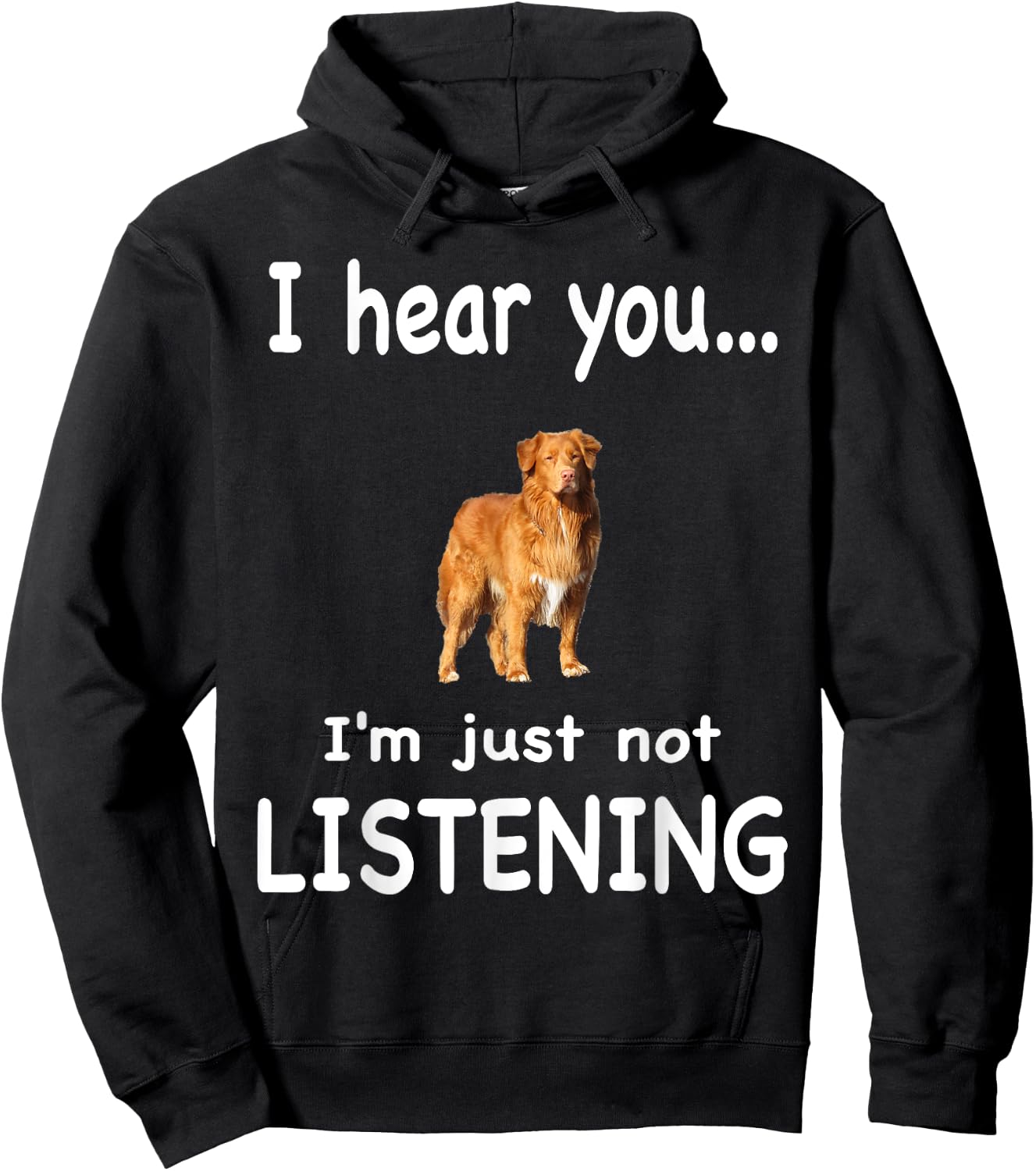 Nova Scotia Duck Tolling Retriever Hoodie - Hoodie | Black