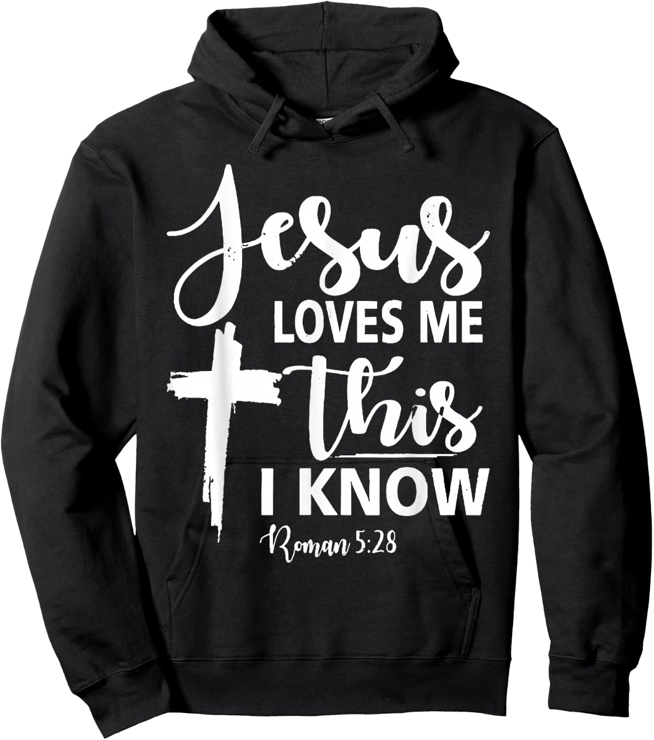 Christian Gift Jesus Love Me This I Know Hoodie - Hoodie | Black