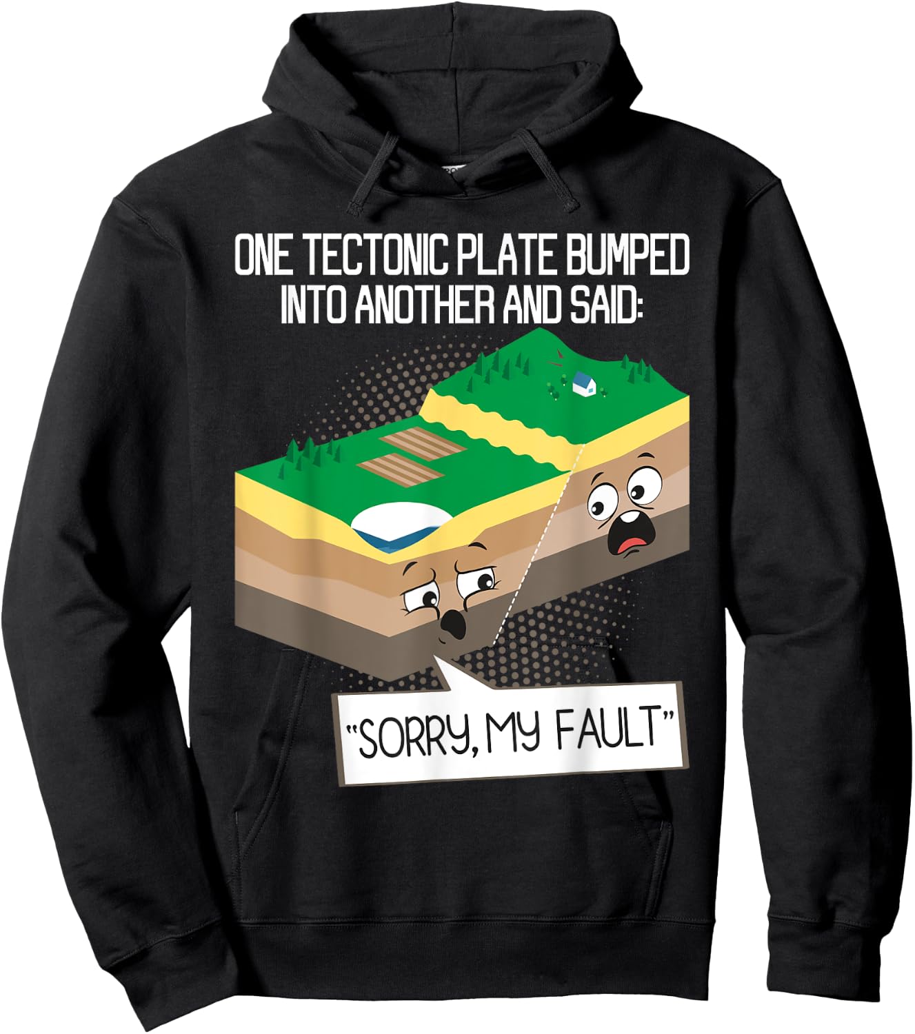 Tectonic Plate - Geology Earth Science Teacher Seismology Hoodie - Hoodie | Black